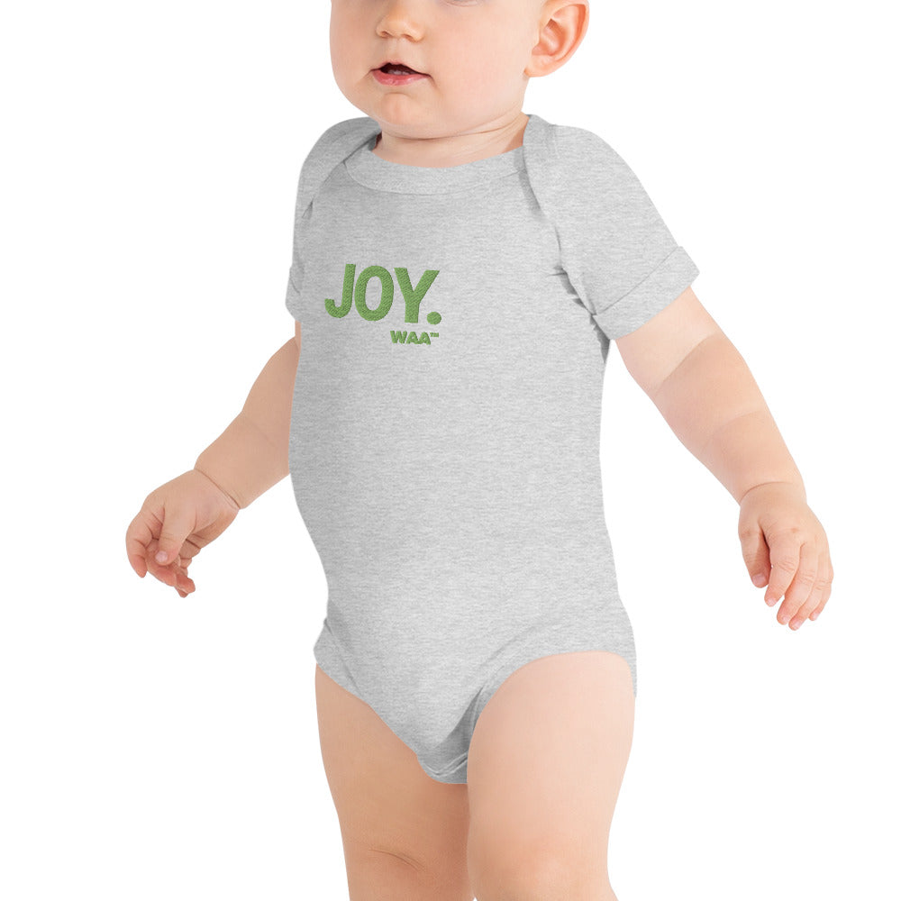 Joy Embroidered Christian Baby Onesie (Lite)