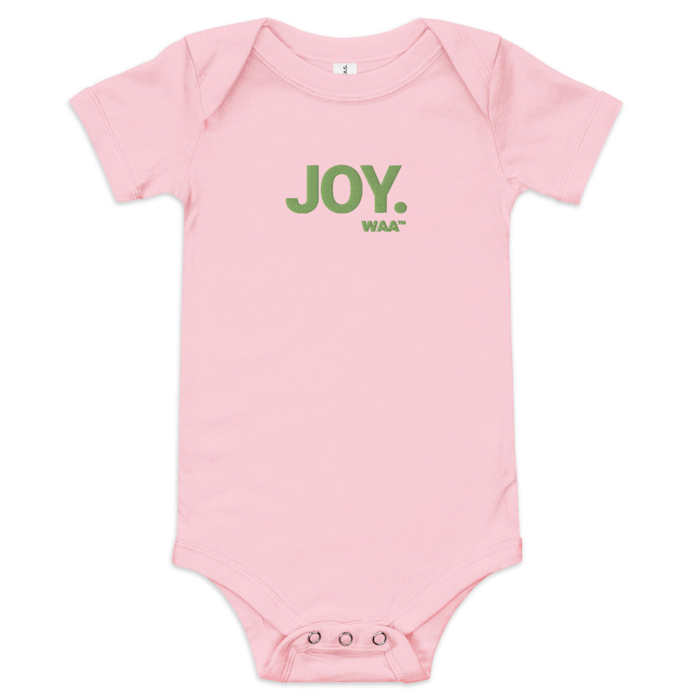 Joy Embroidered Christian Baby Onesie (Lite)