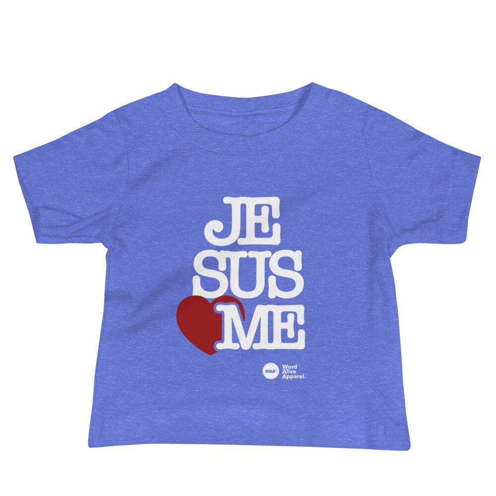 Jesus Loves Me Baby T-Shirt (Dark)