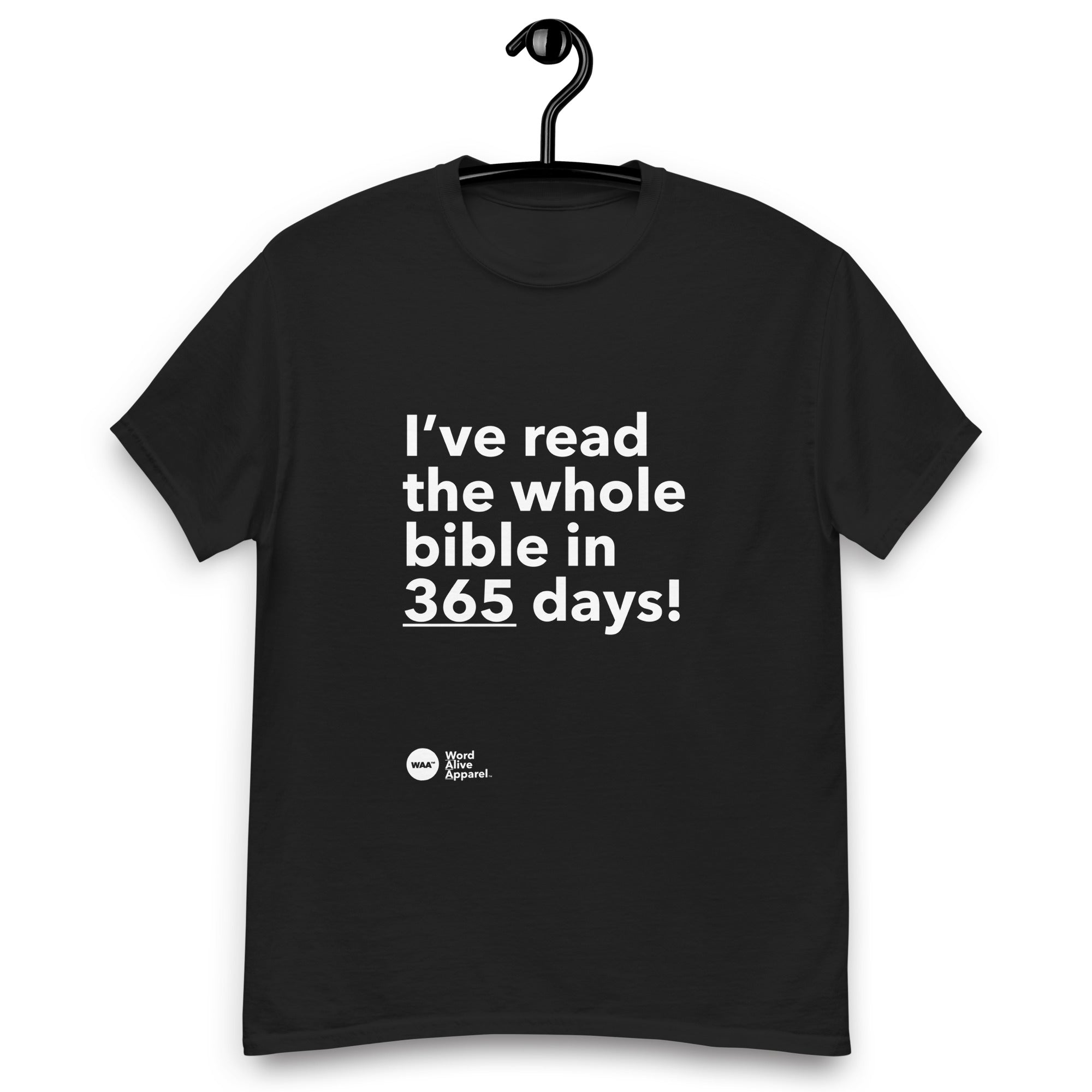 I Read the Bible in 365 Days T-Shirt (Dark)