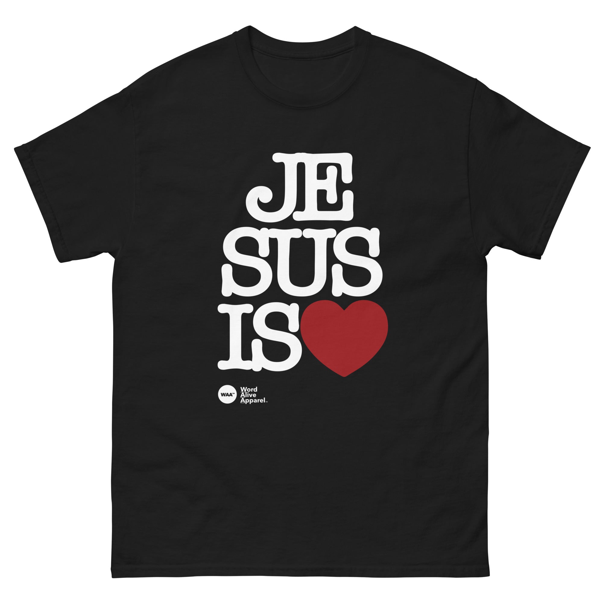 Jesus is Love Christian T-Shirt (Dark)