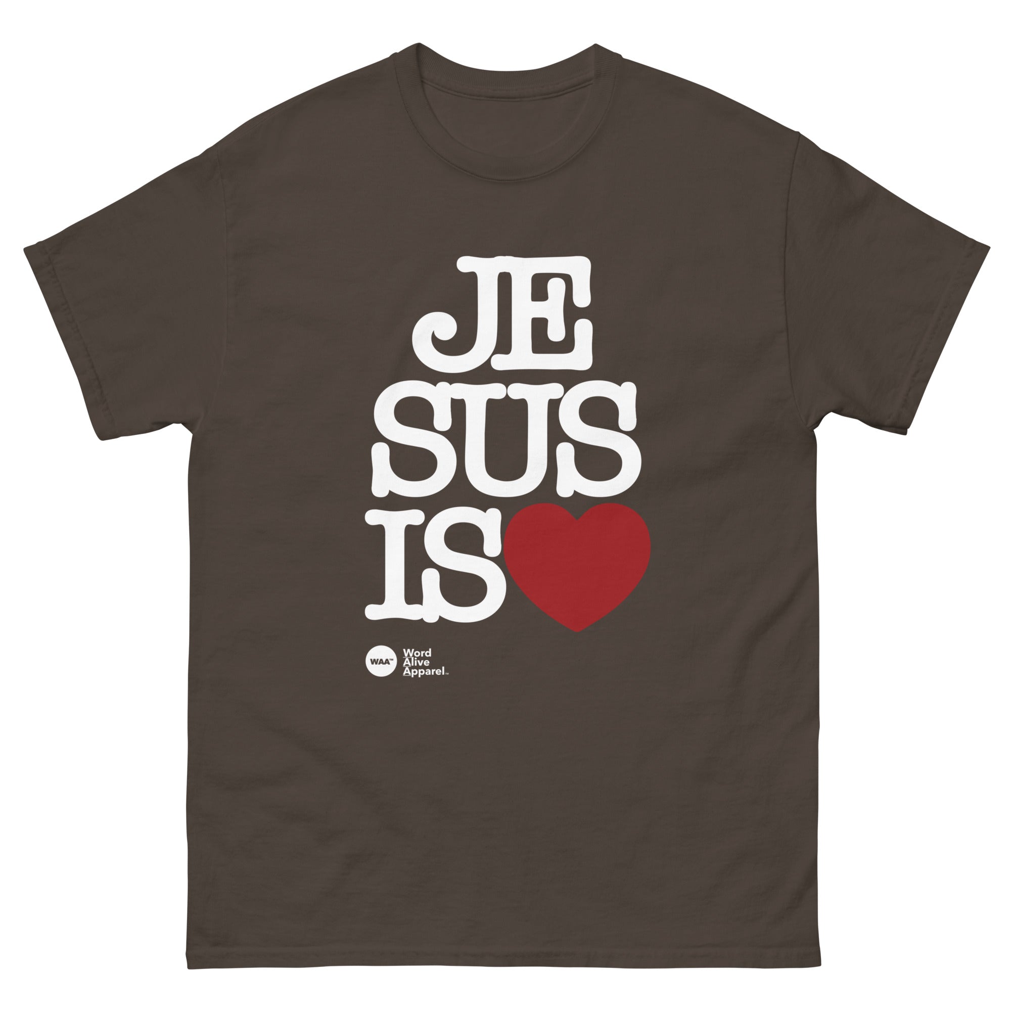 Jesus is Love Christian T-Shirt (Dark)