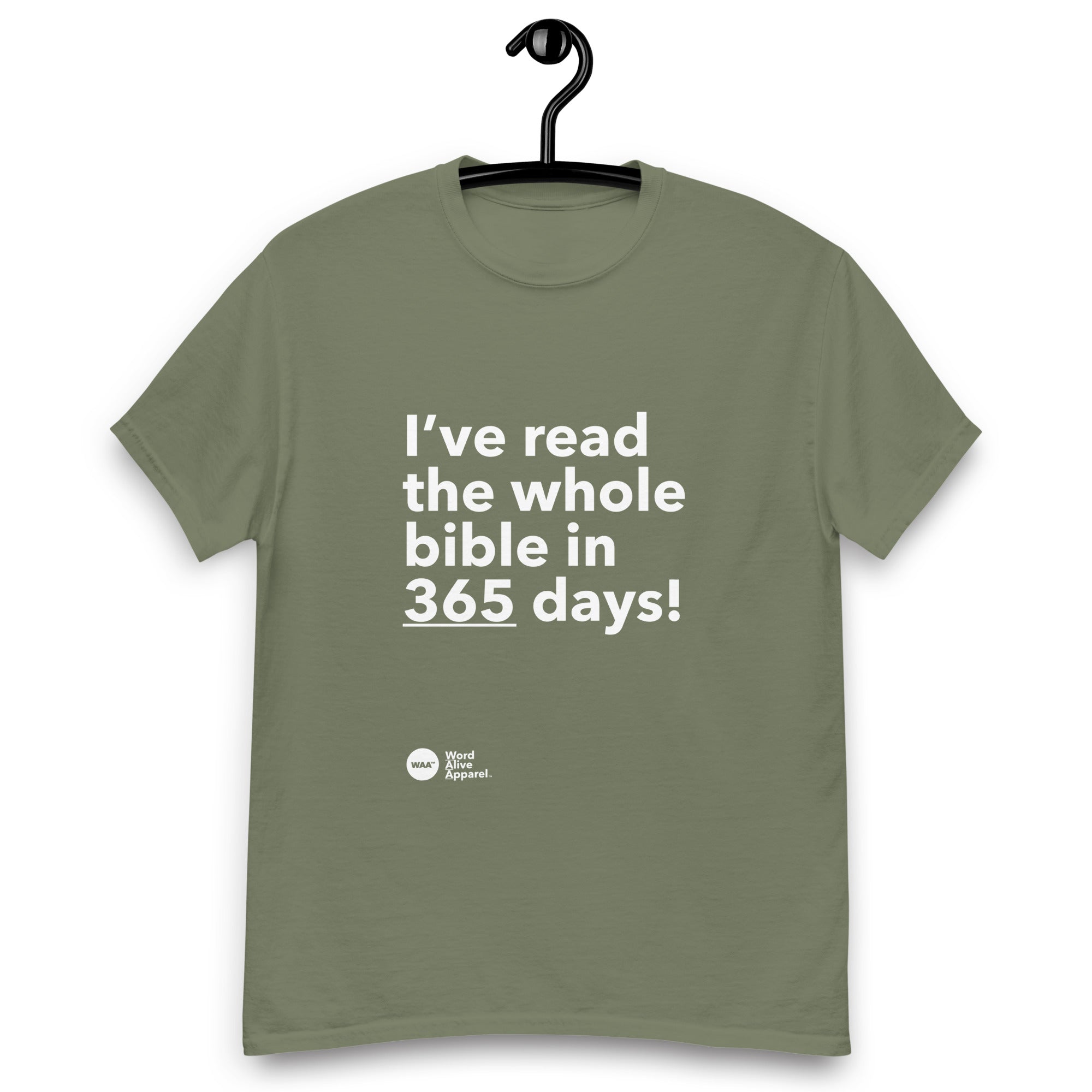 I Read the Bible in 365 Days T-Shirt (Dark)