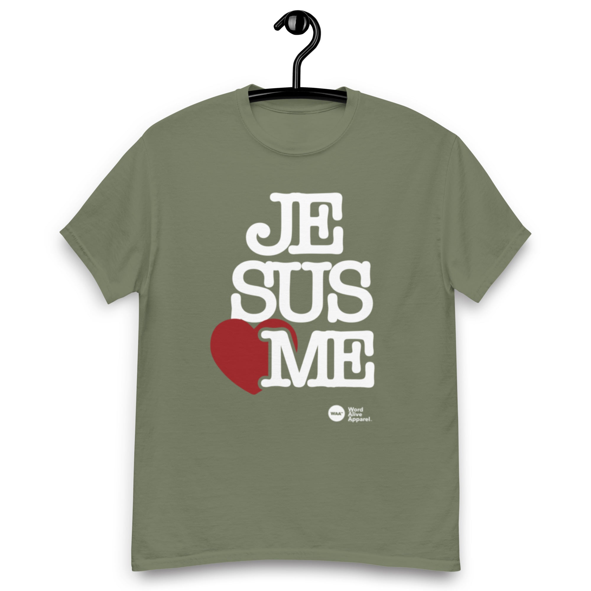 Jesus Loves Me Christian T-Shirt (Dark)