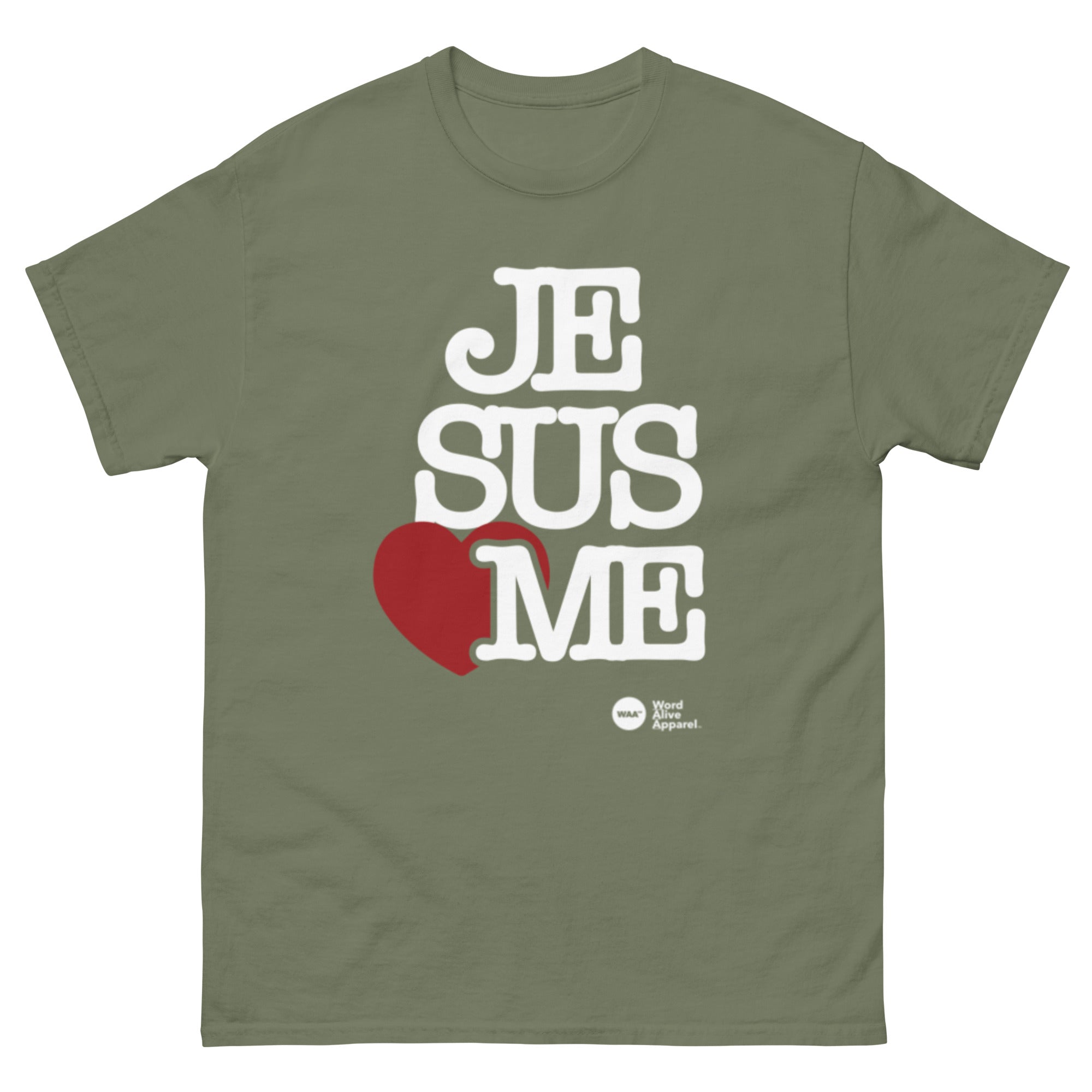 Jesus Loves Me Christian T-Shirt (Dark)