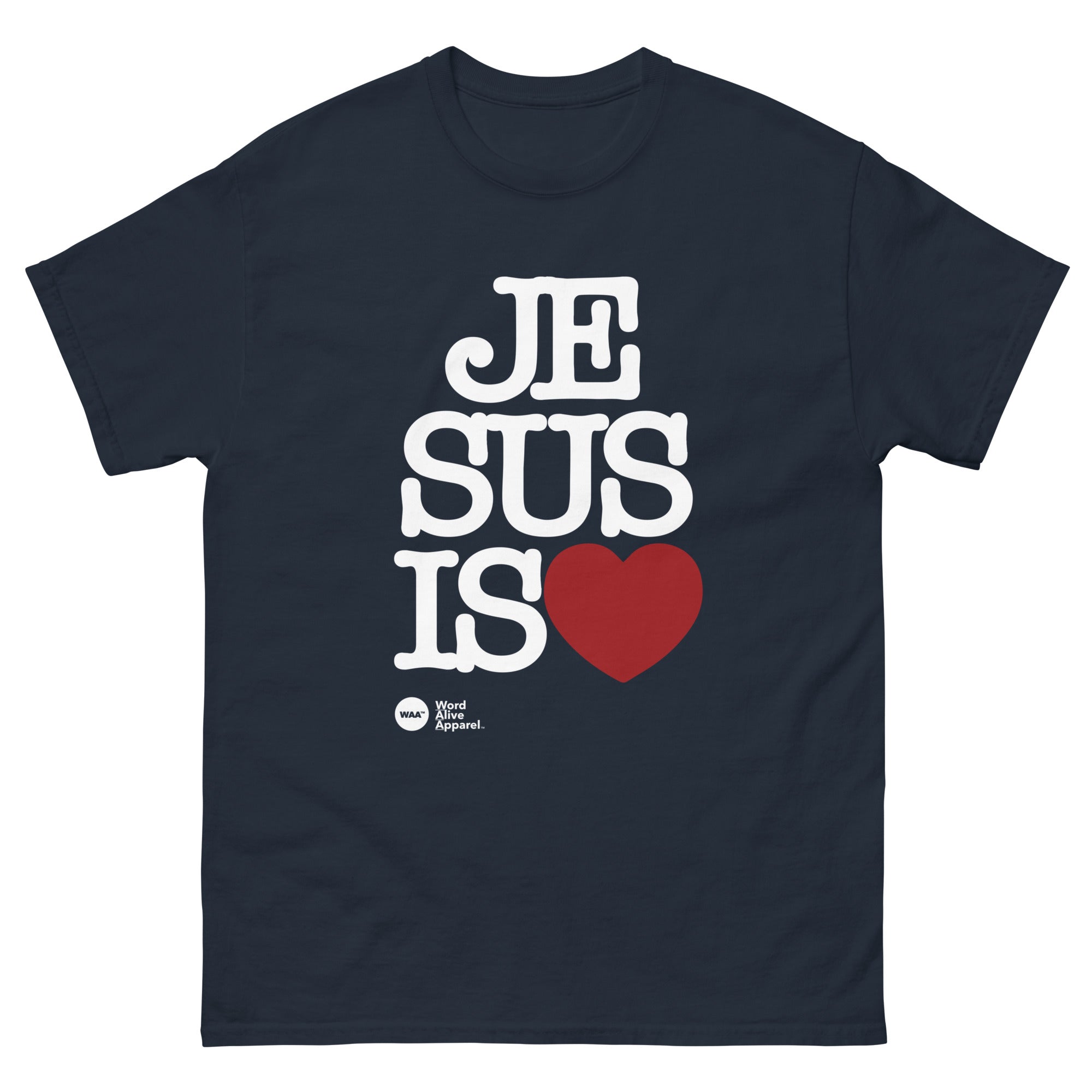Jesus is Love Christian T-Shirt (Dark)