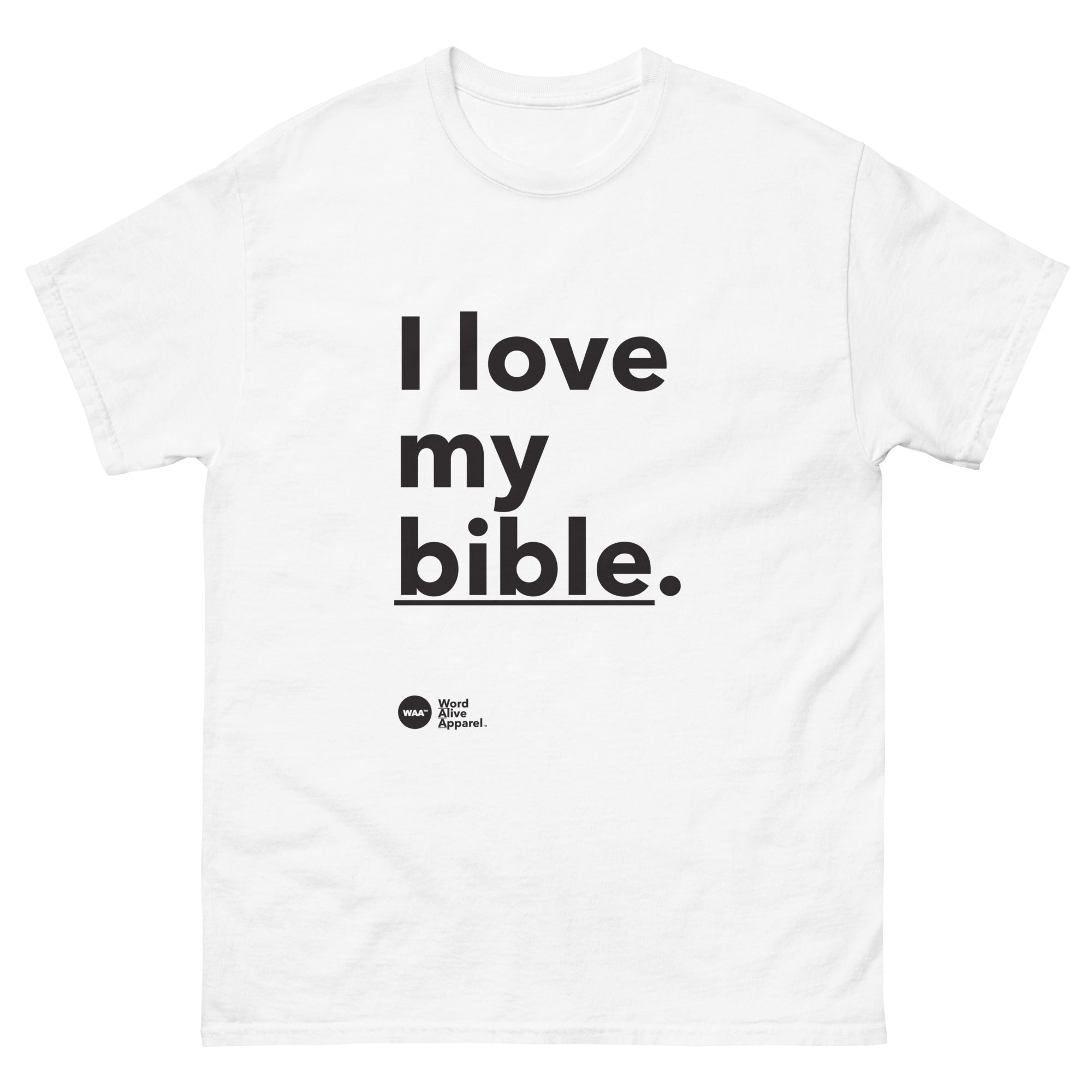I Love My Bible Christian Tee (Lite)