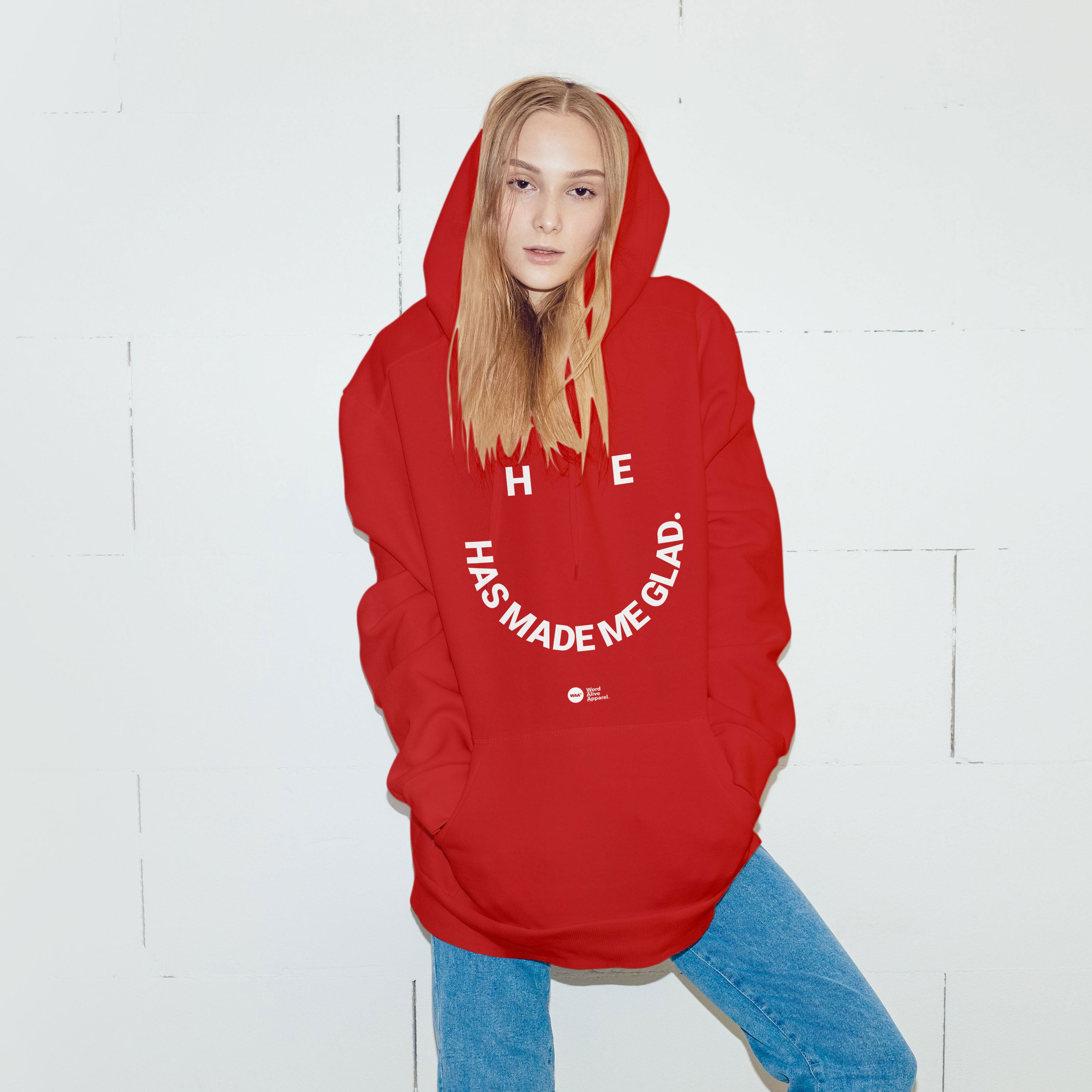 Made Me Glad Christian Hoodie (Dark)