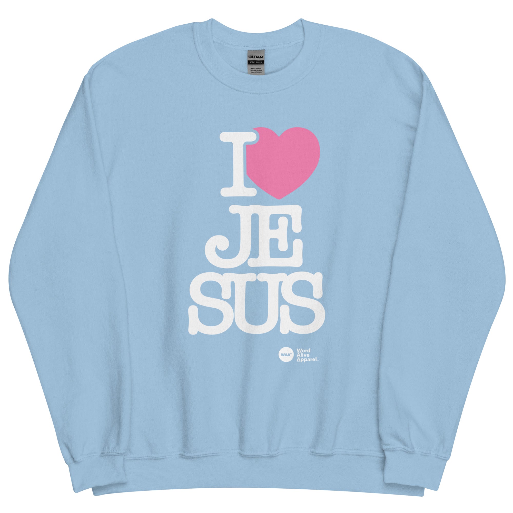 I Love Jesus Unisex Christian Sweatshirt