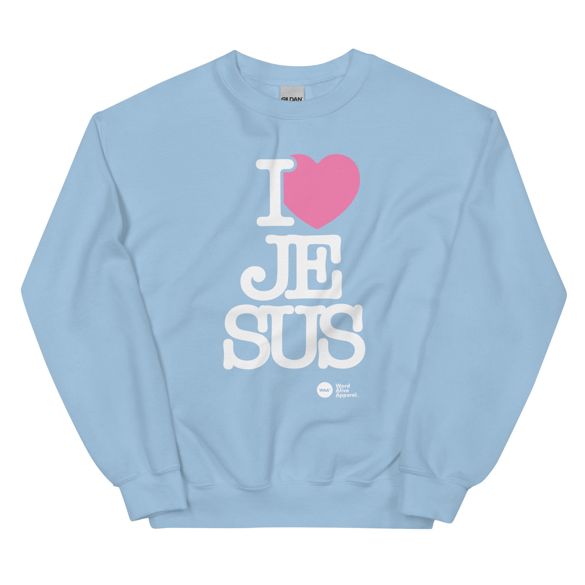 I Love Jesus Unisex Christian Sweatshirt