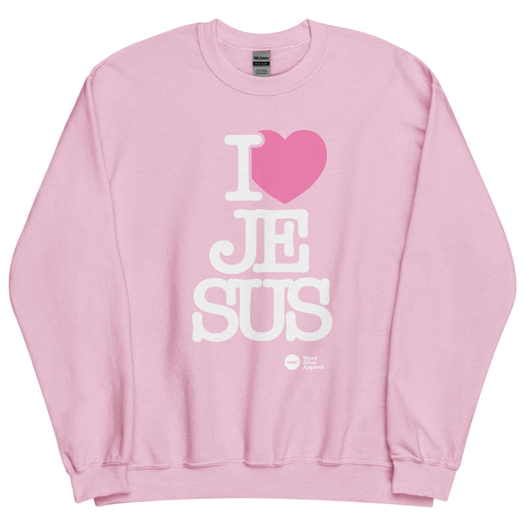 I Love Jesus Unisex Christian Sweatshirt