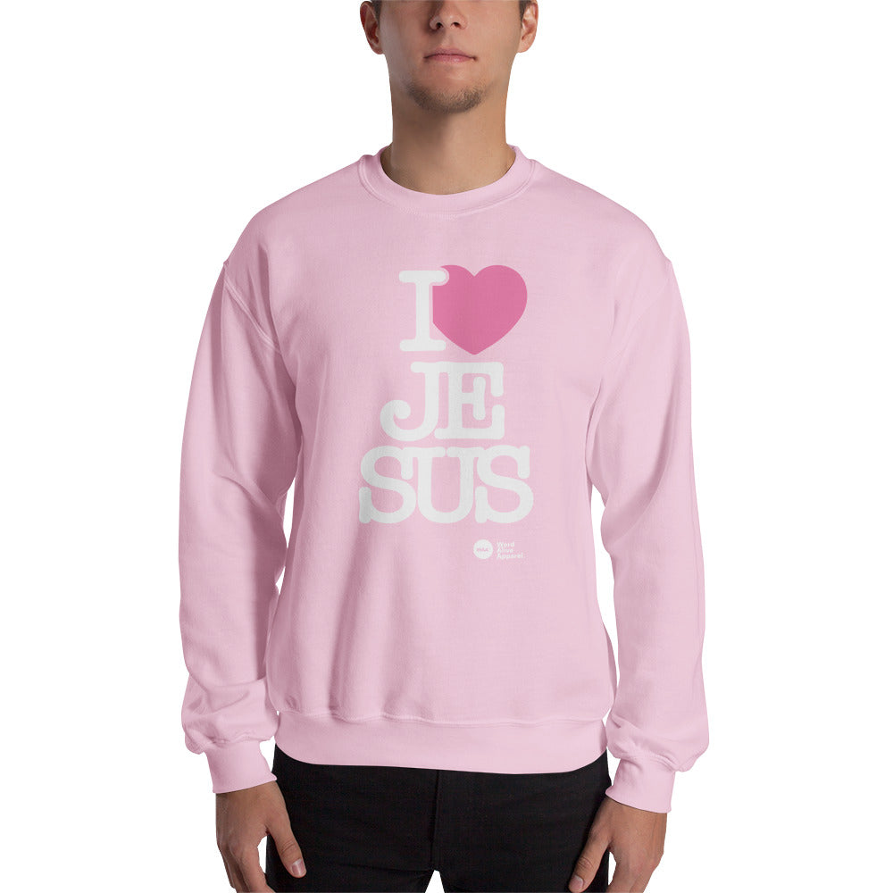 I Love Jesus Unisex Christian Sweatshirt