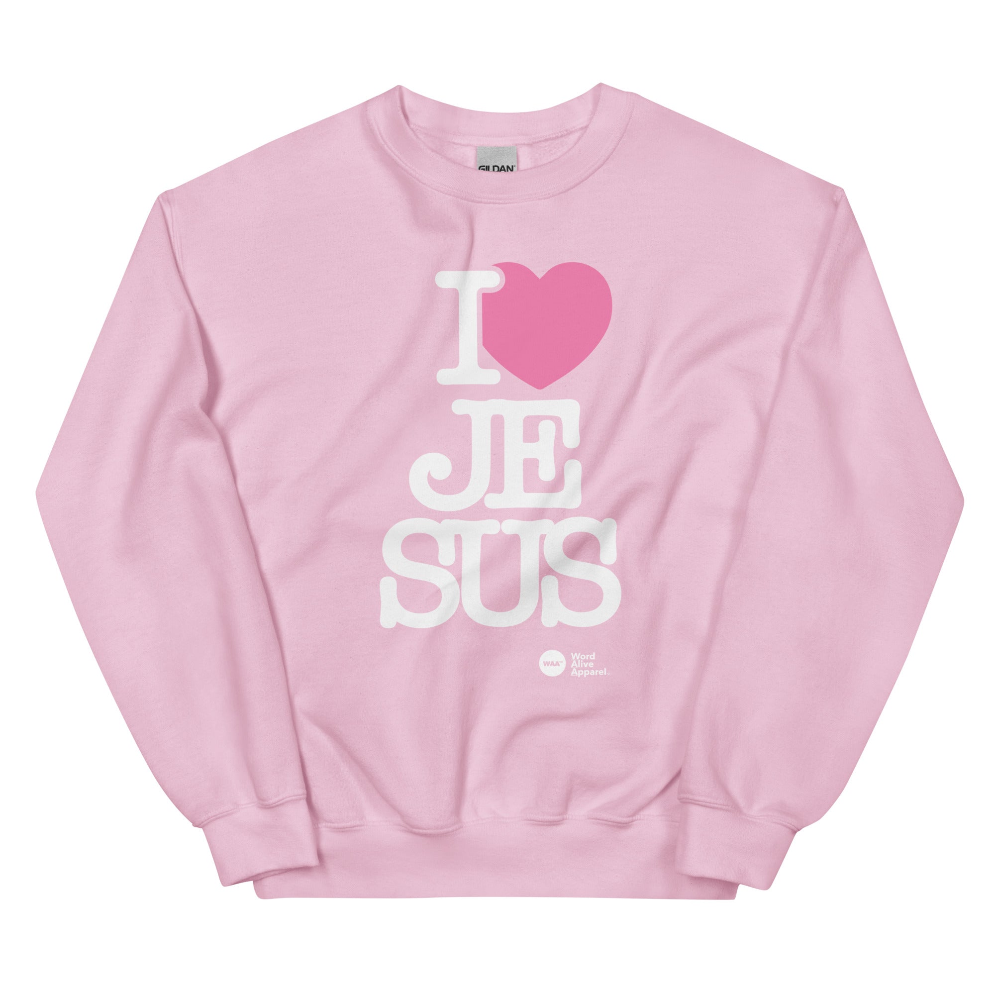 I Love Jesus Unisex Christian Sweatshirt