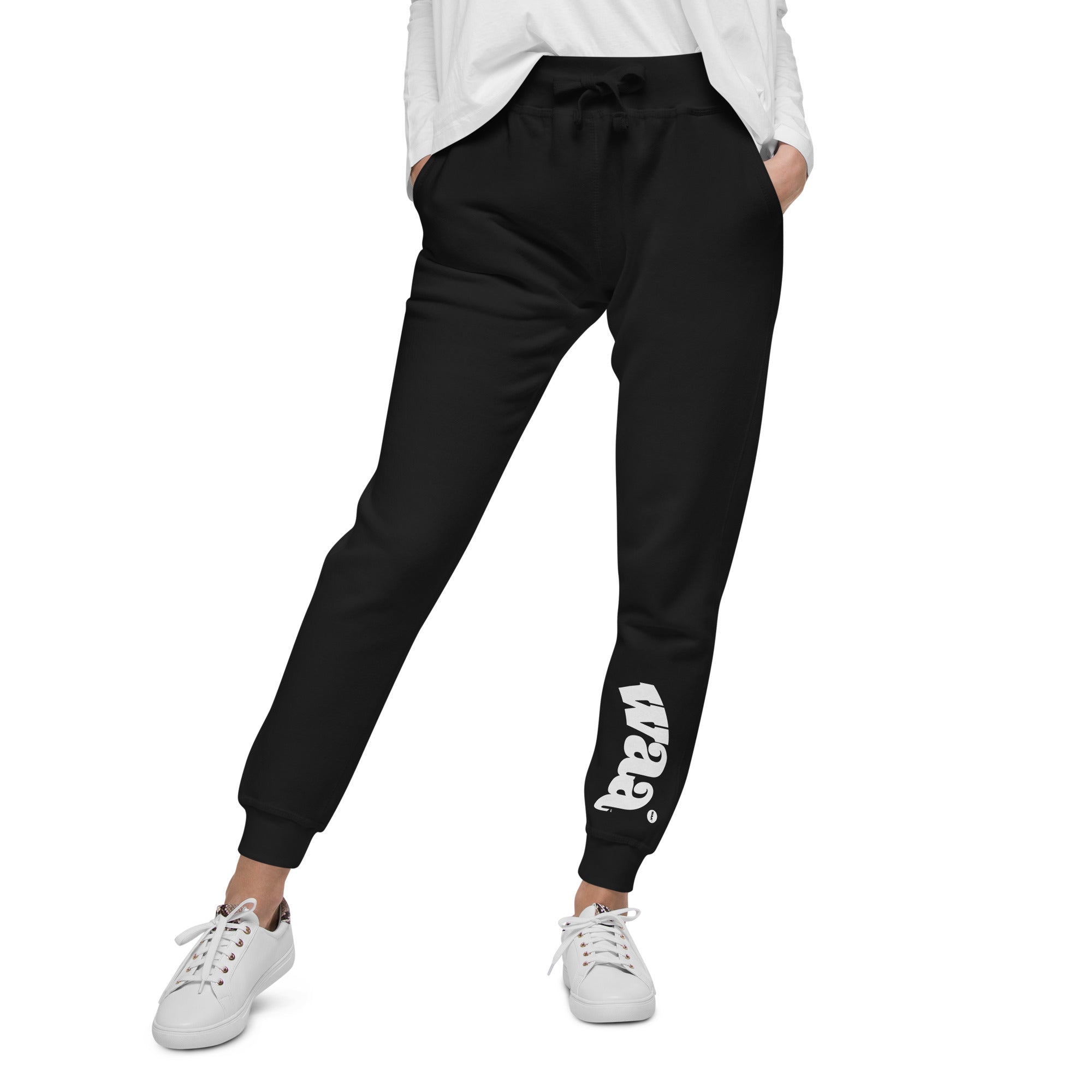WAA™ Original Brand White Ink Unisex Sweatpants