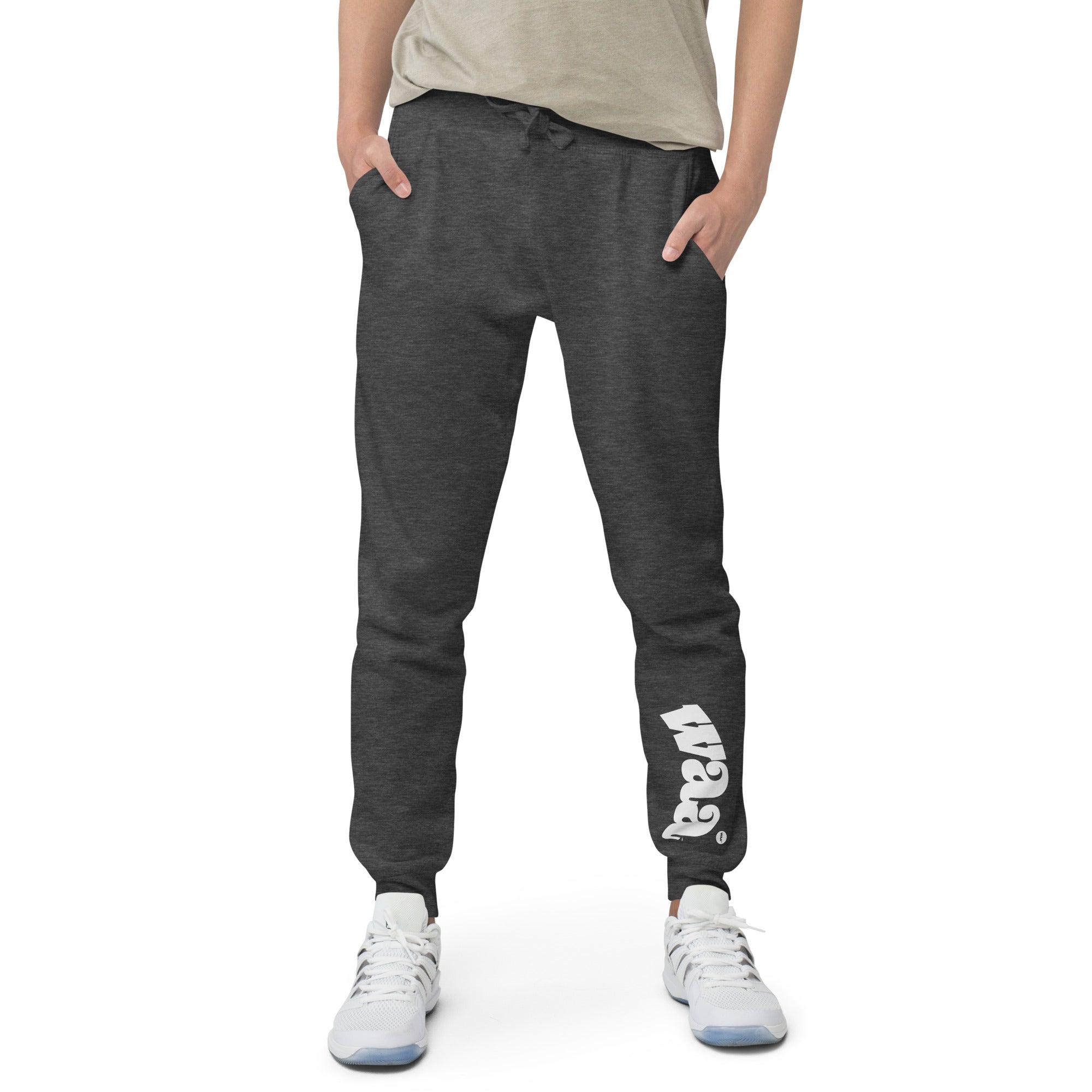 WAA™ Original Brand White Ink Unisex Sweatpants