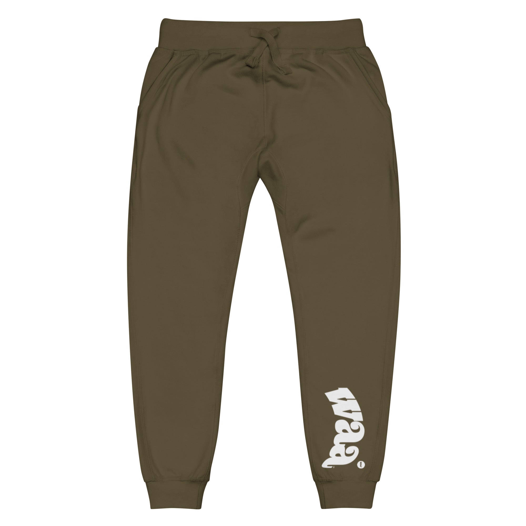 WAA™ Original Brand White Ink Unisex Sweatpants (Maroon/Military)
