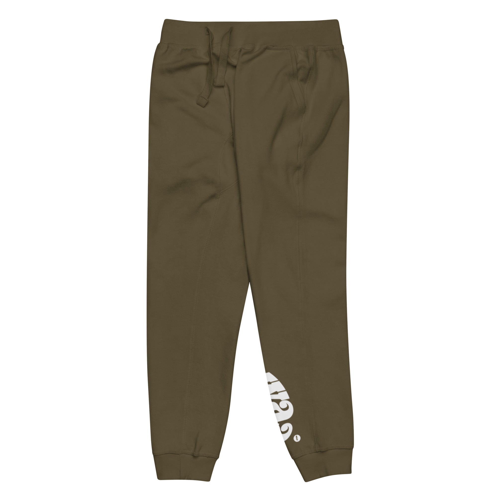 WAA™ Original Brand White Ink Unisex Sweatpants (Maroon/Military)