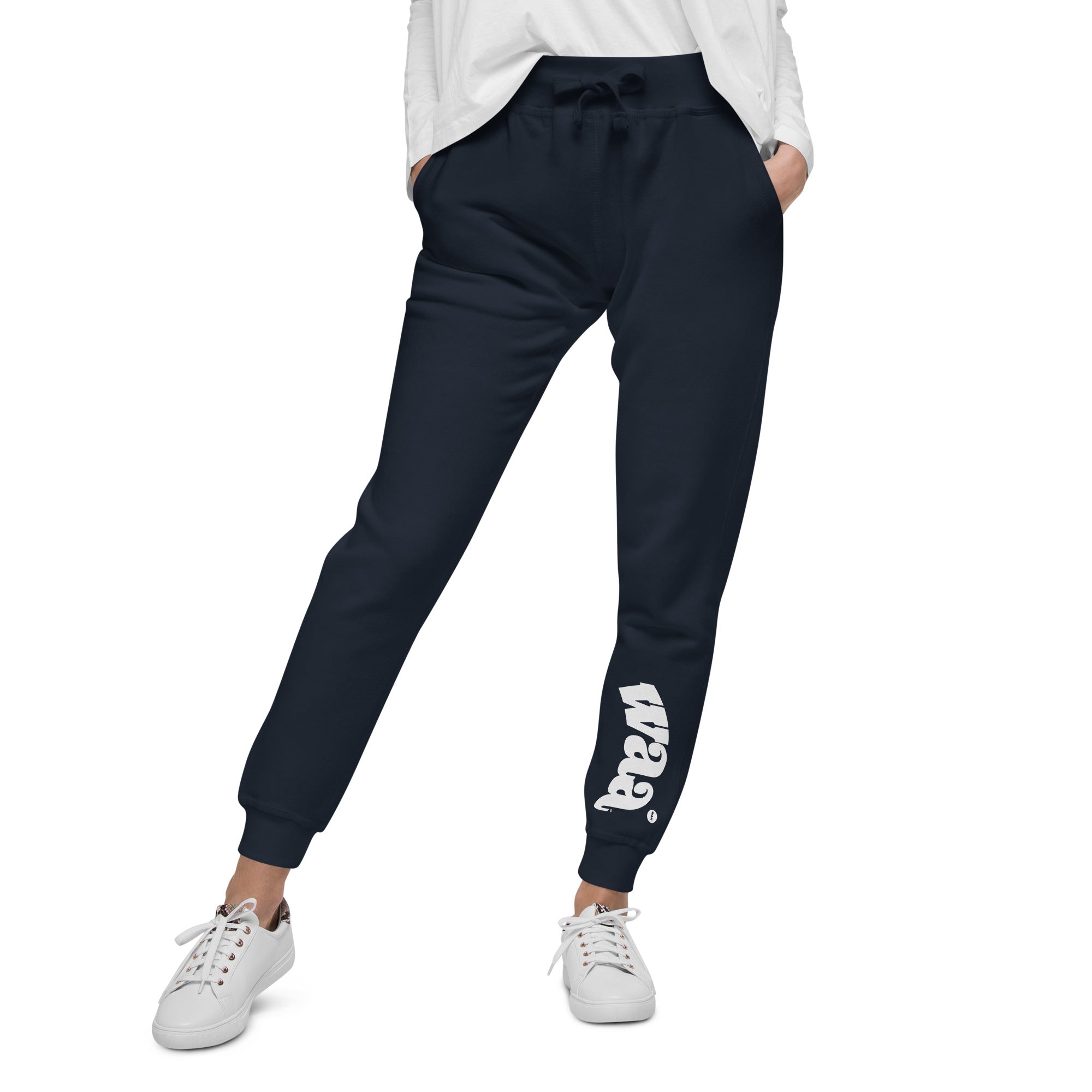 WAA™ Original Brand White Ink Unisex Sweatpants