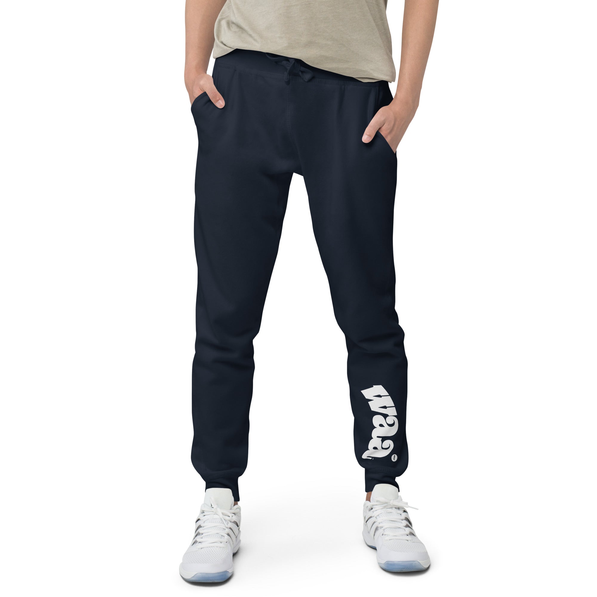 WAA™ Original Brand White Ink Unisex Sweatpants