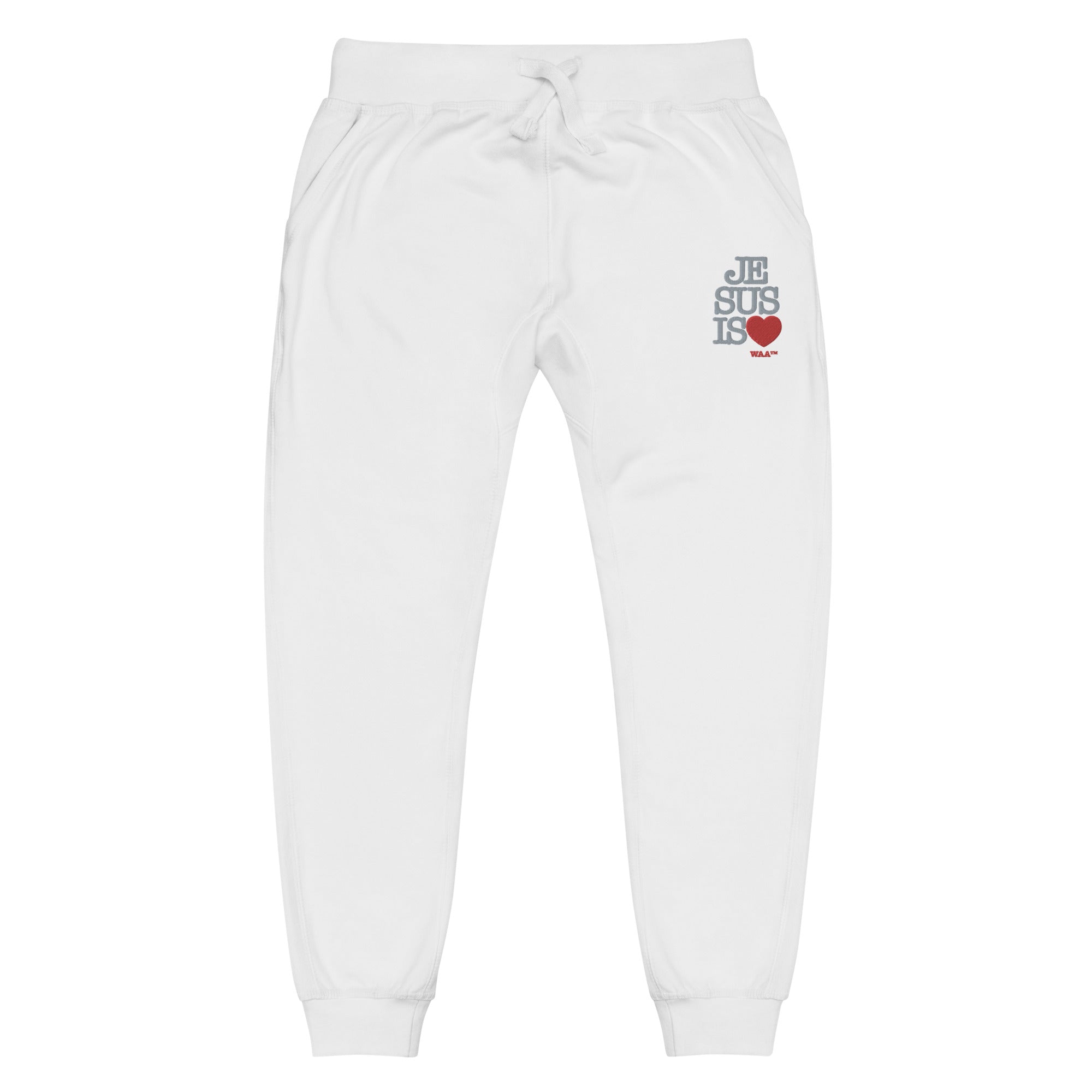 Jesus Is Love Embroidered Sweatpants (Lite)