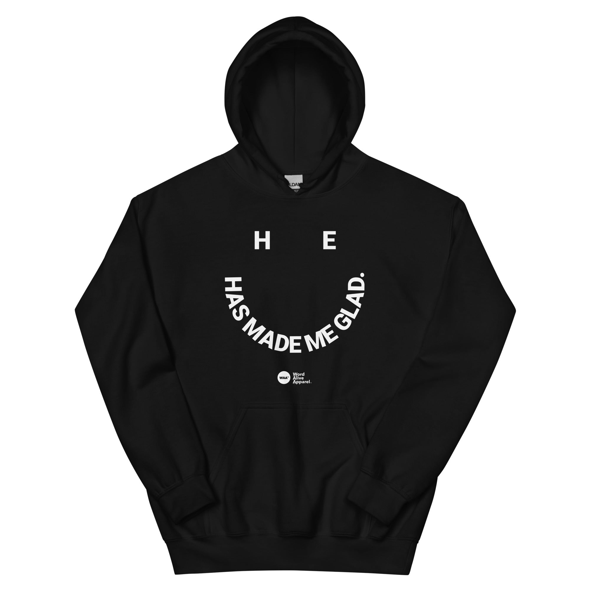 Made Me Glad Christian Hoodie (Dark)