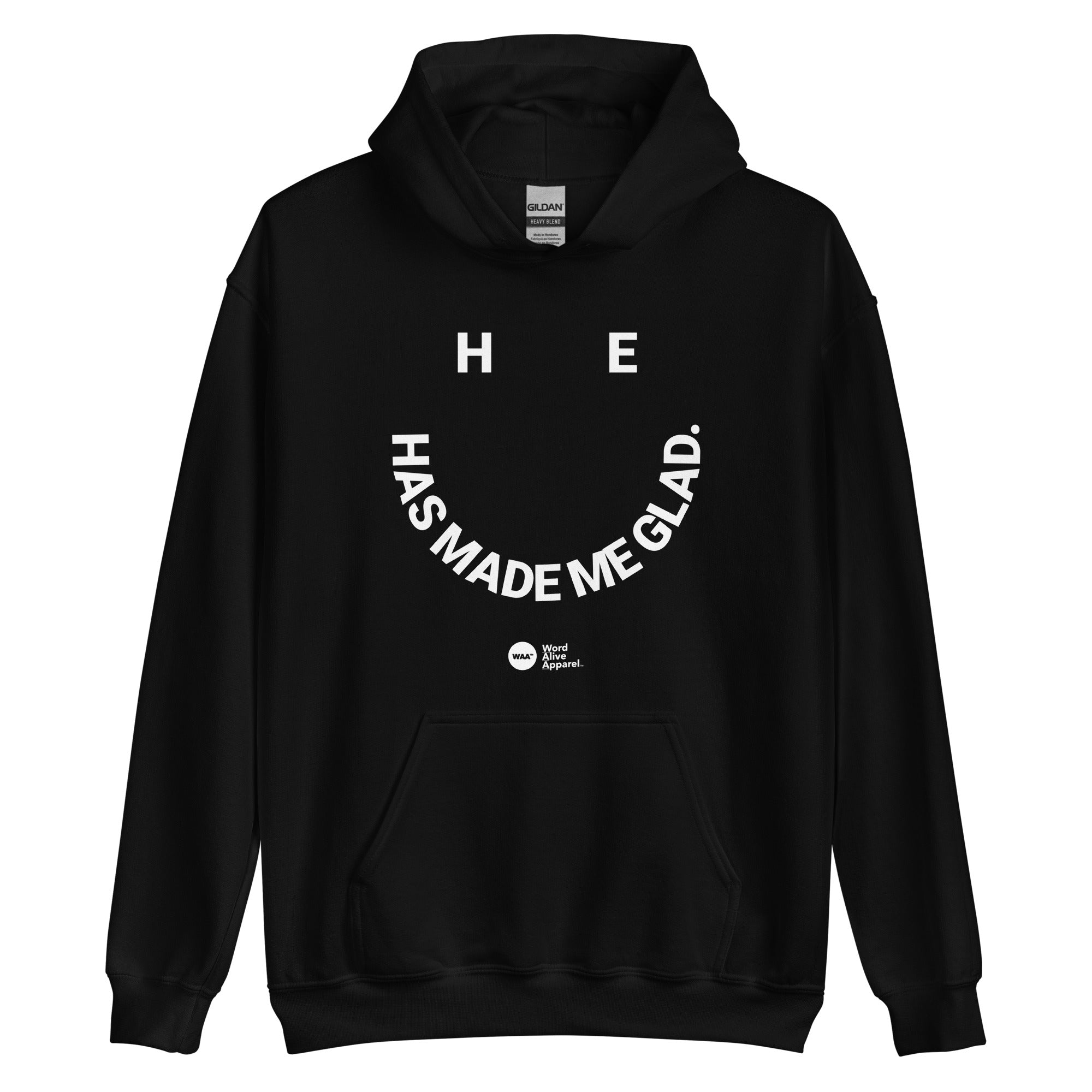 Made Me Glad Christian Hoodie (Dark)