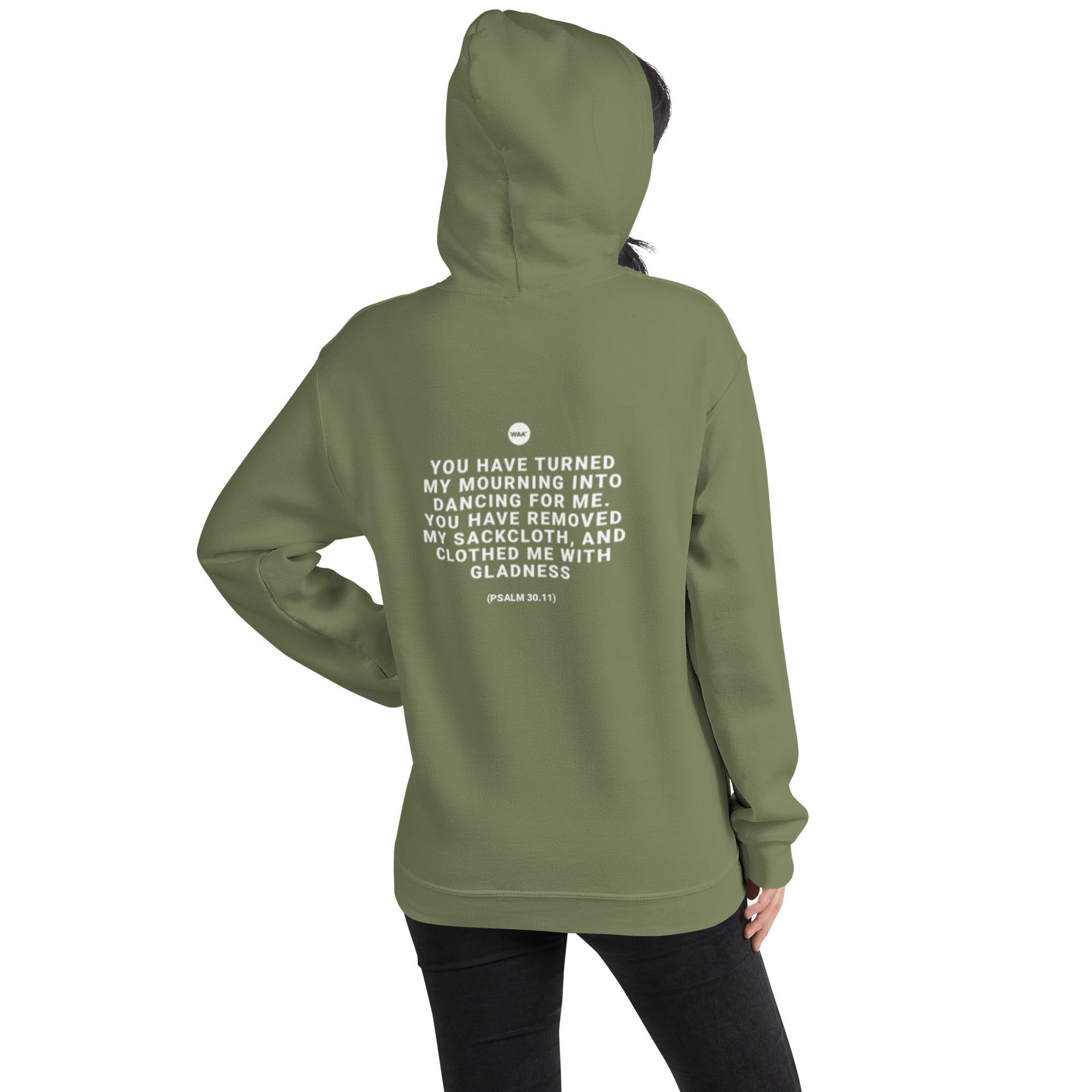 Made Me Glad Christian Hoodie (Dark)