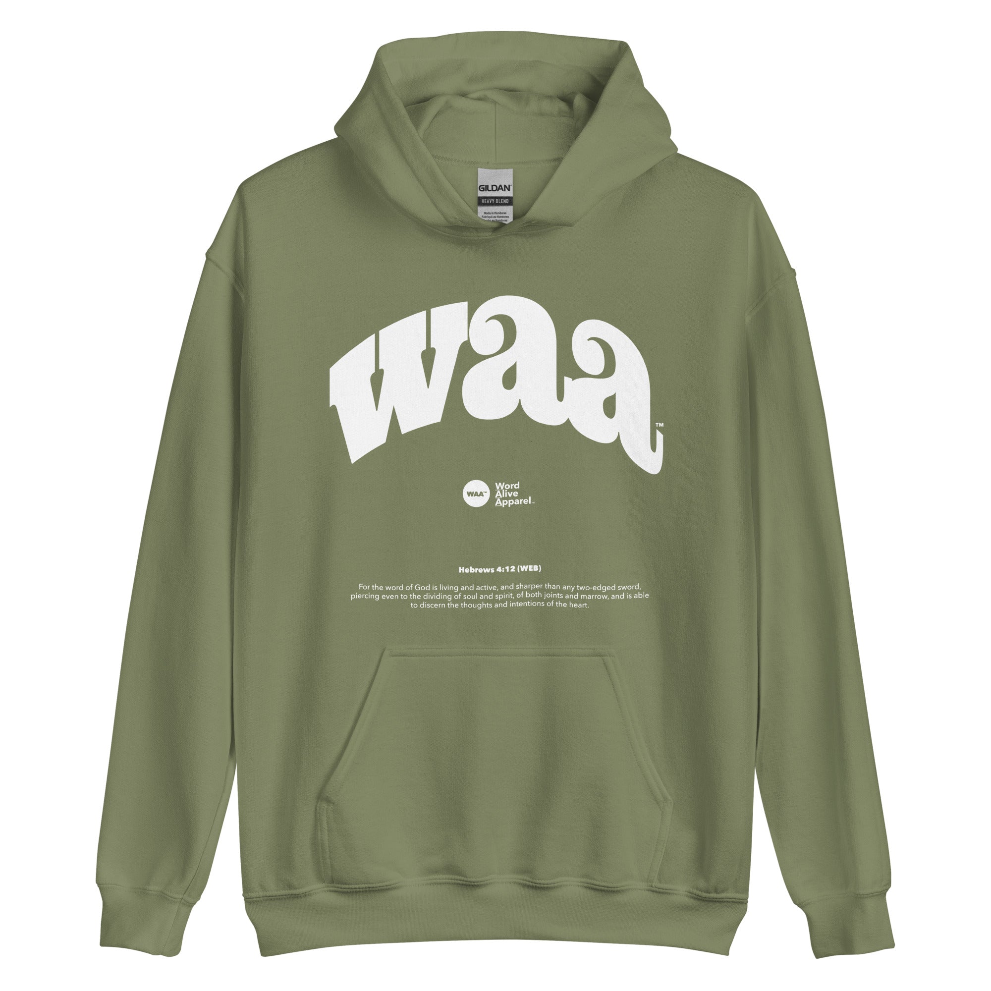 WAA™ Original Brand Army Green Hoodie