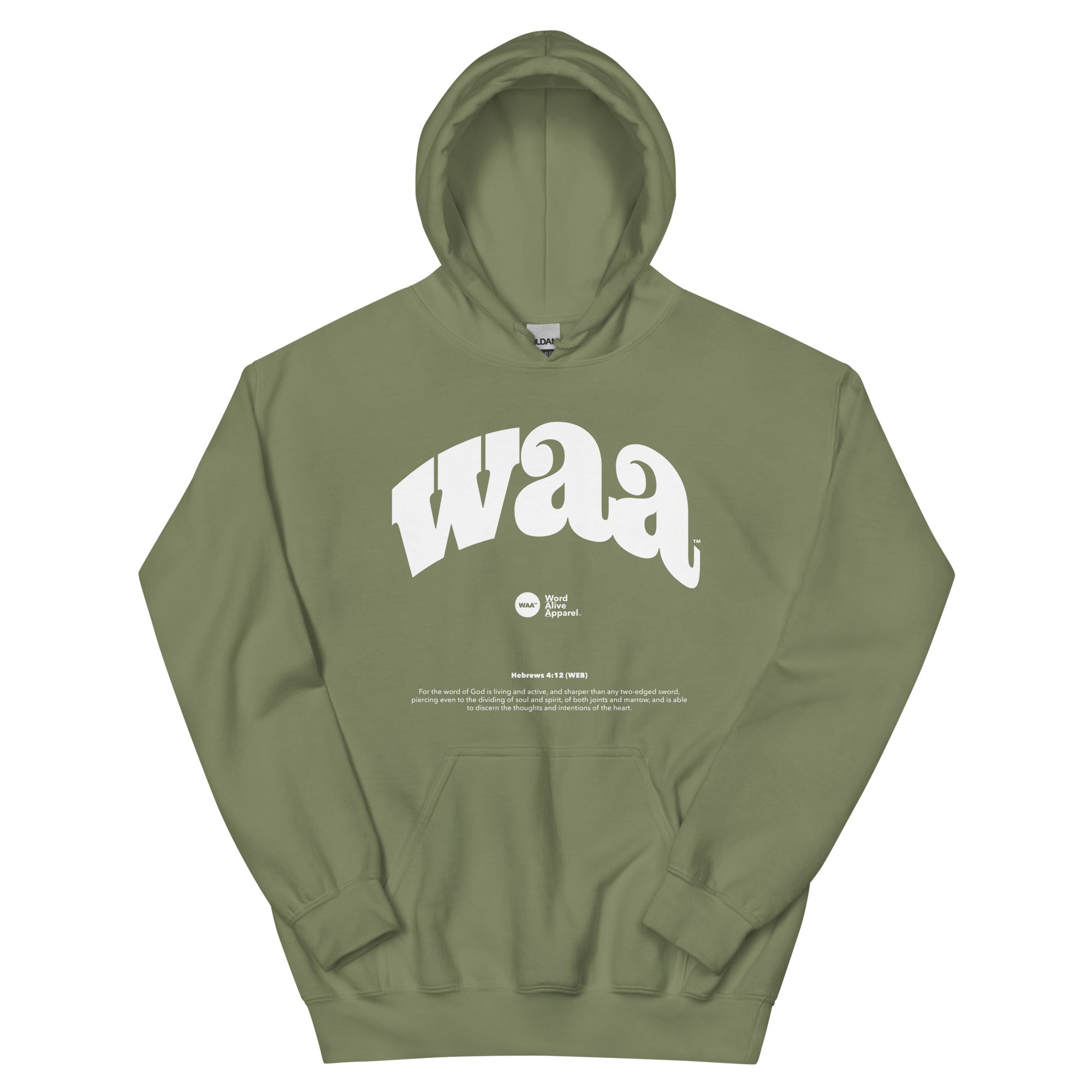 WAA™ Original Brand Army Green Hoodie