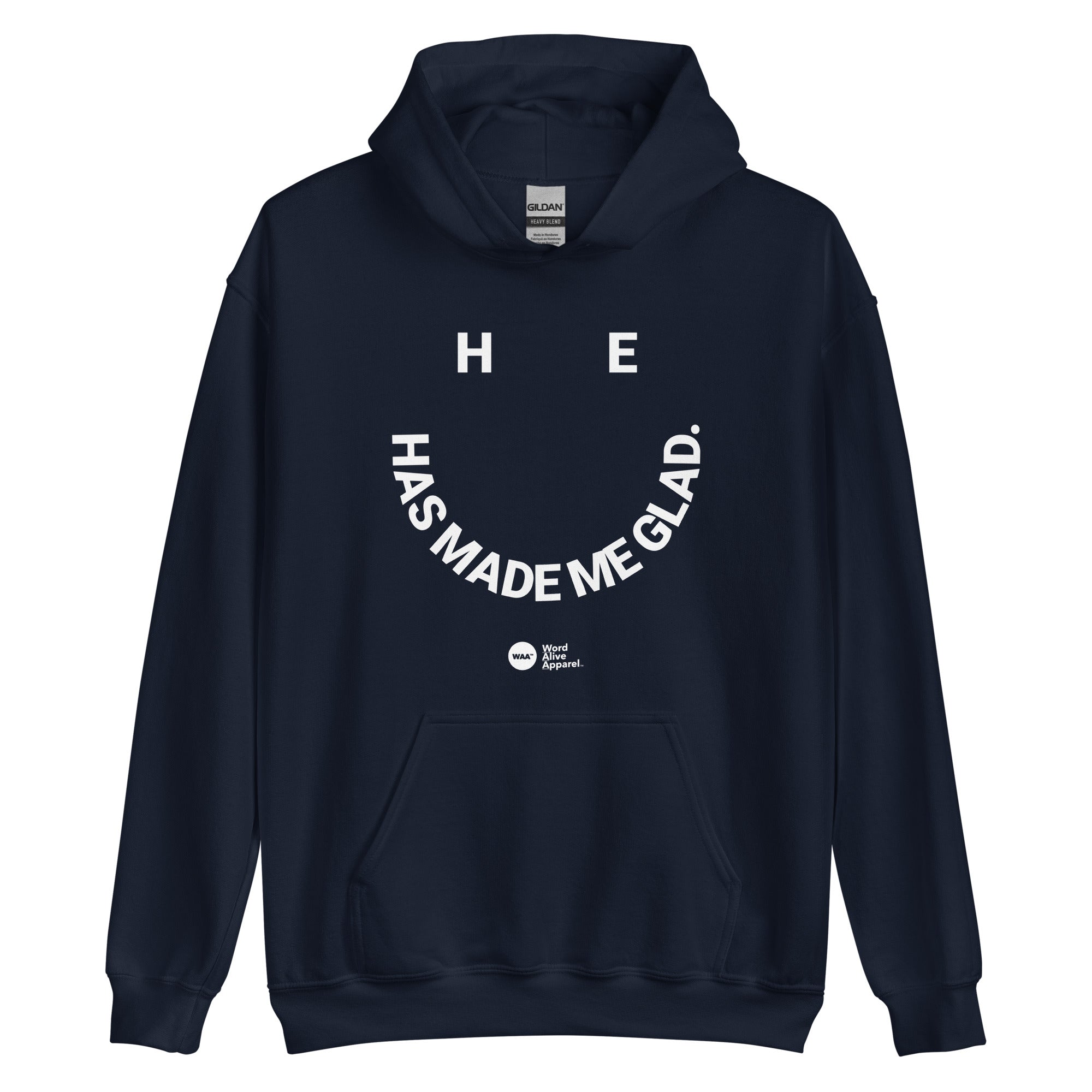 Made Me Glad Christian Hoodie (Dark)