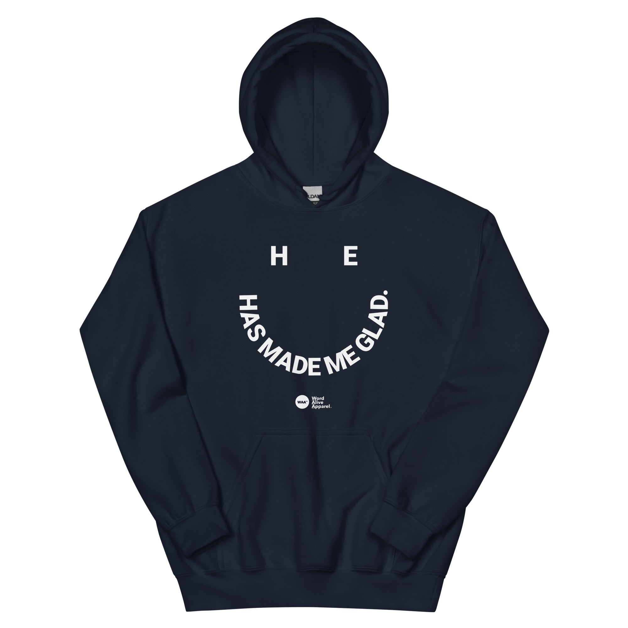 Made Me Glad Christian Hoodie (Dark)