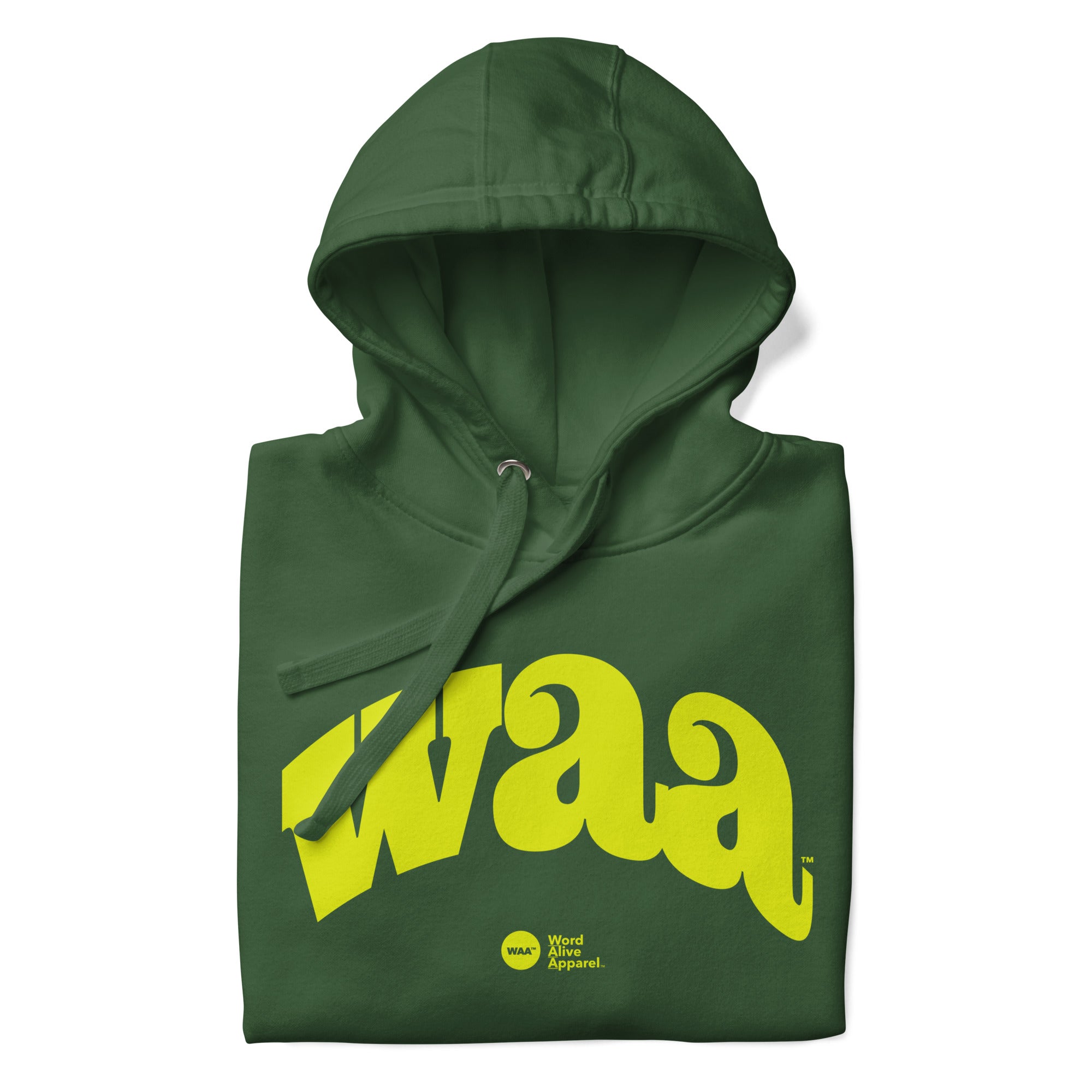 WAA™ Original Brand Lime Neon Unisex Hoodie