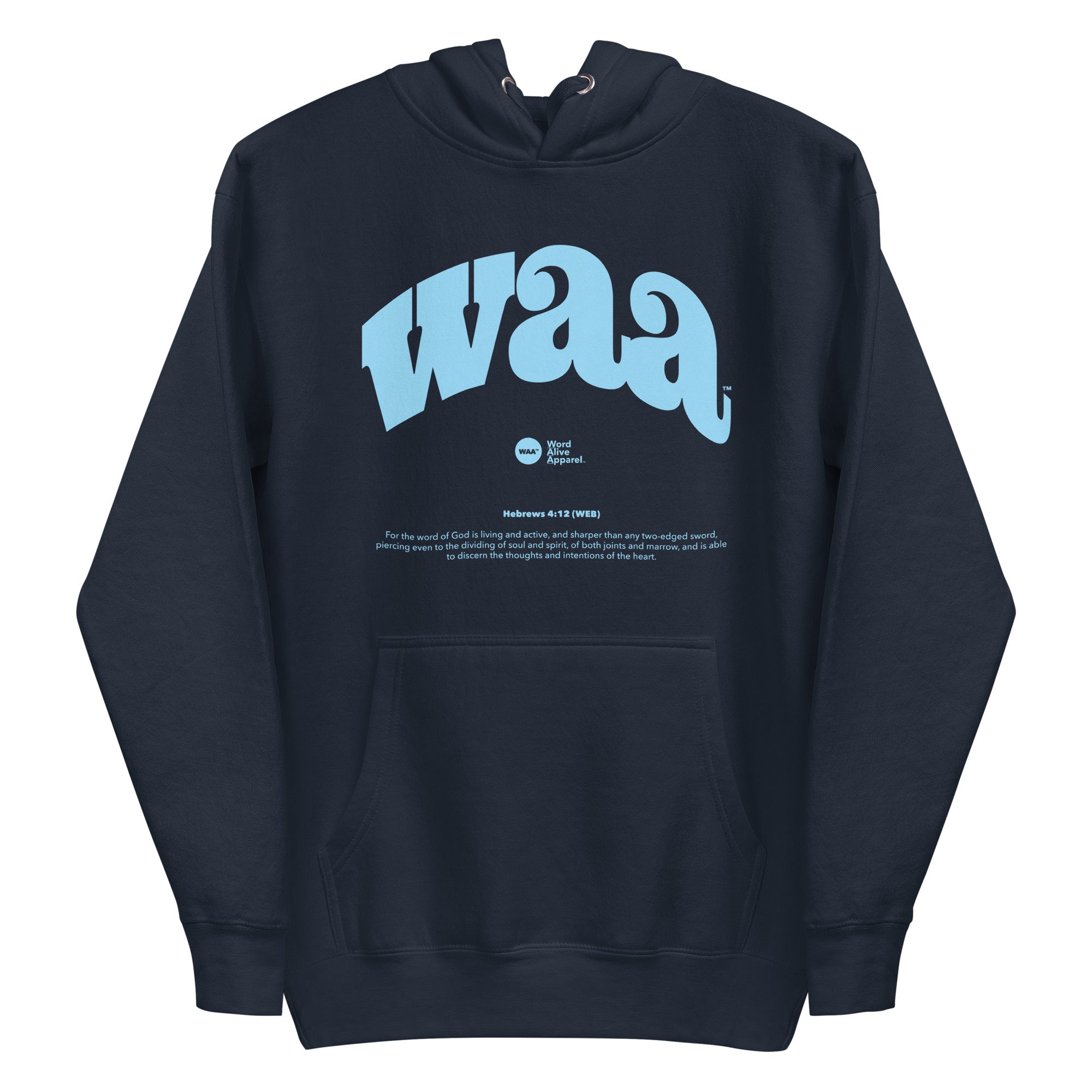 WAA™ Original Navy Blue Unisex Hoodie
