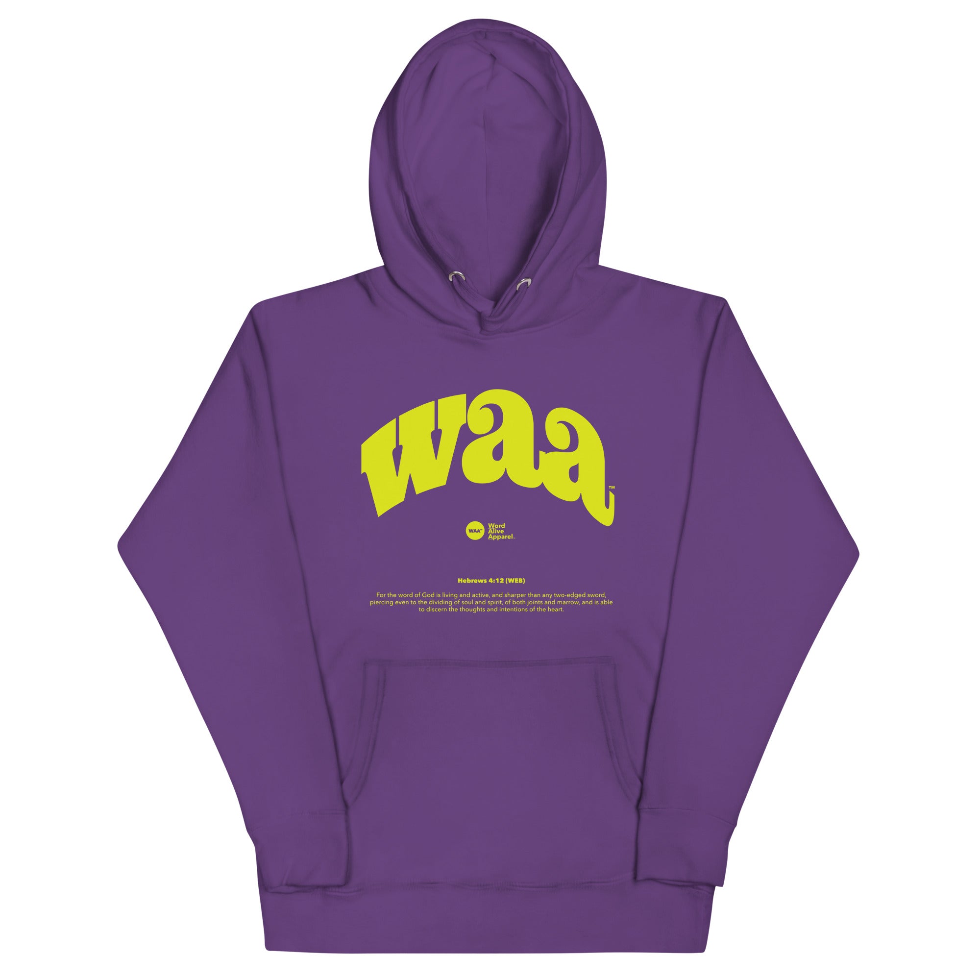 WAA™ Original Brand Lime Neon Unisex Hoodie