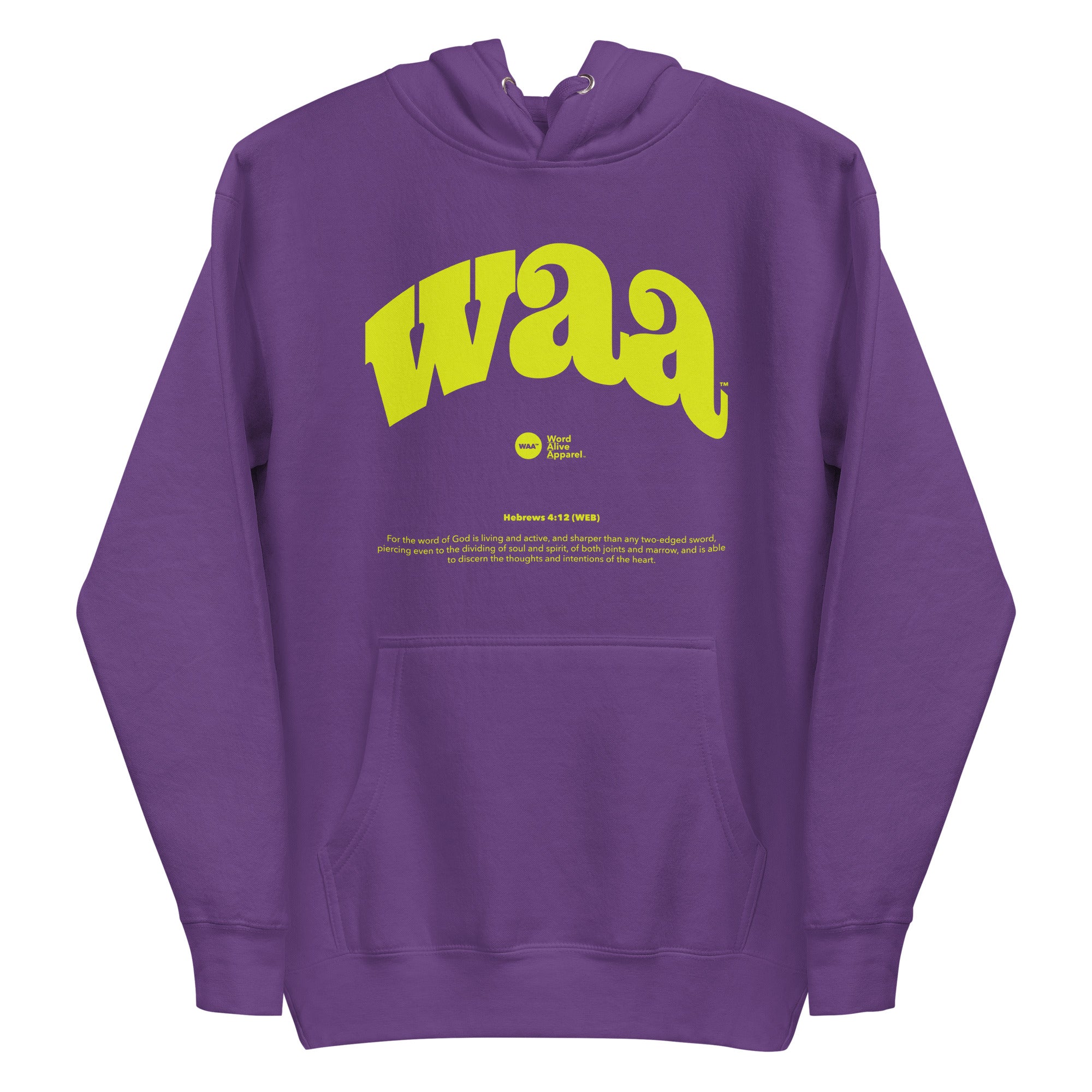 WAA™ Original Brand Lime Neon Unisex Hoodie