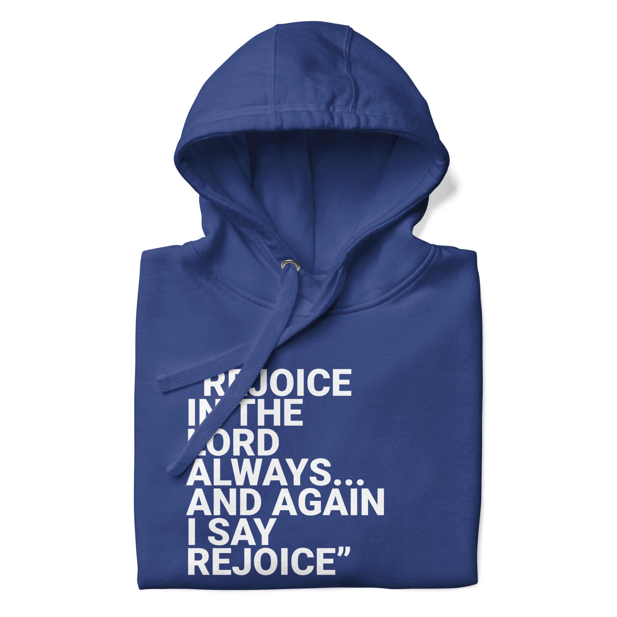 Again I Say Rejoice Unisex Hoodie (Dark)