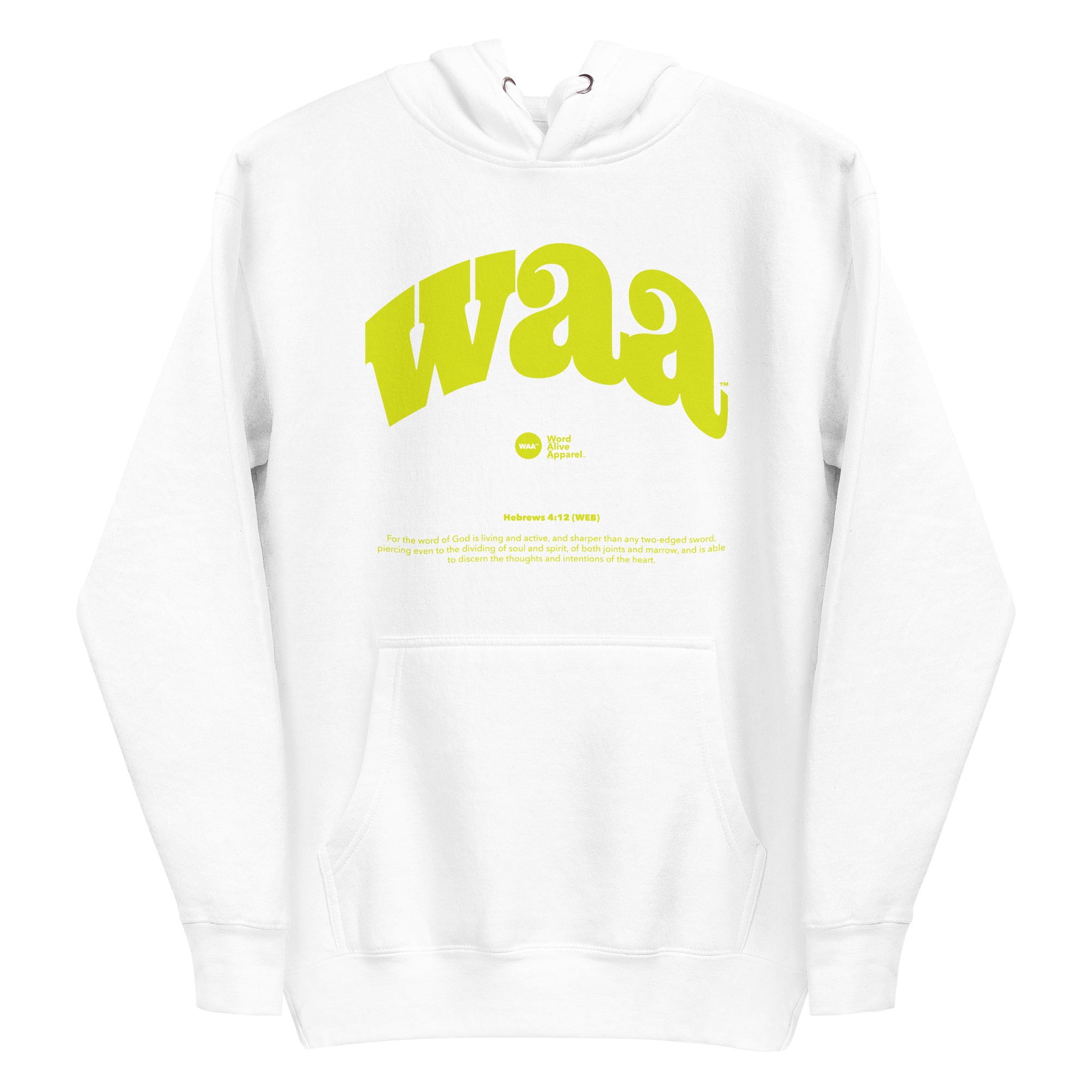 WAA™ Original Brand Lime Neon Unisex Hoodie