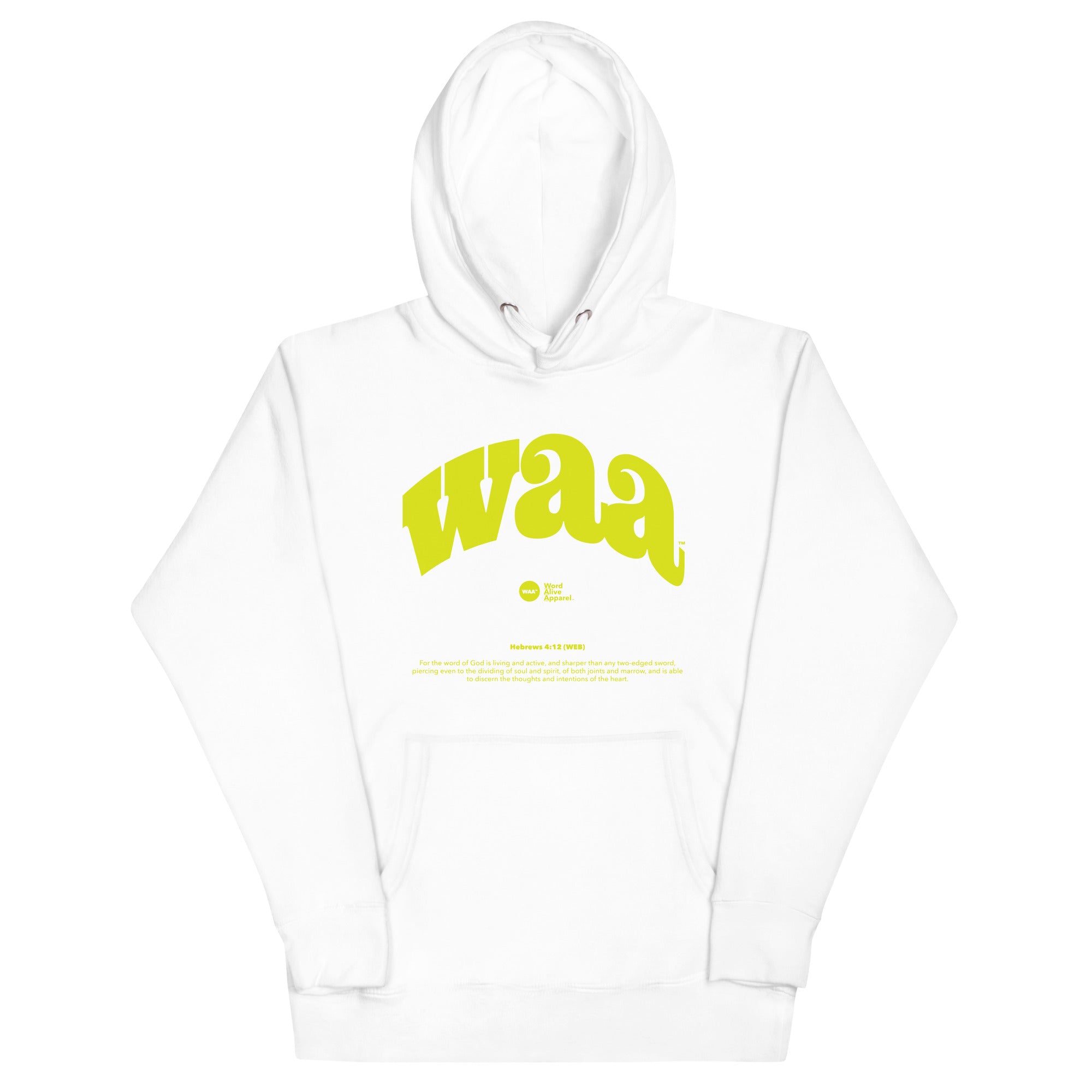 WAA™ Original Brand Lime Neon Unisex Hoodie