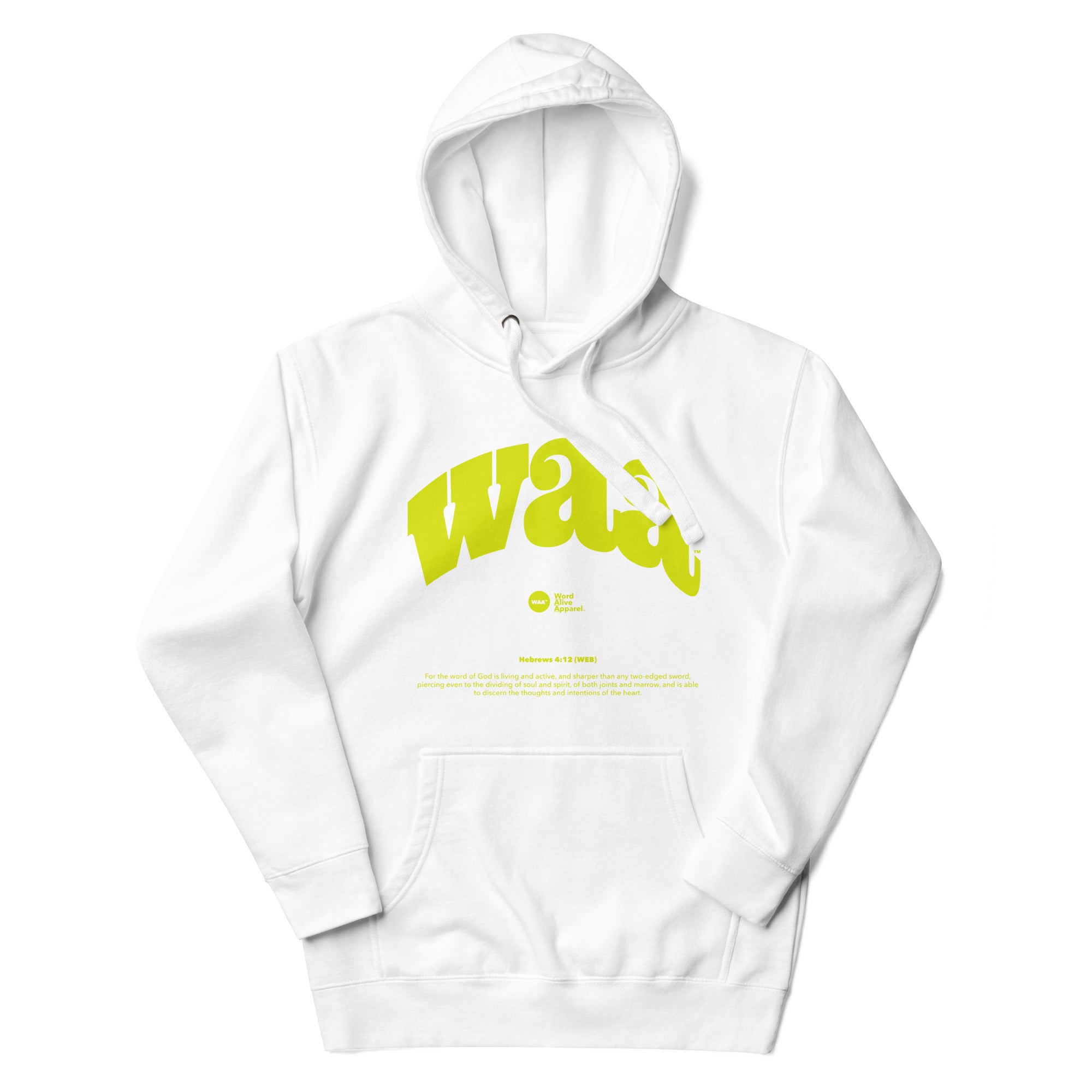 WAA™ Original Brand Lime Neon Unisex Hoodie