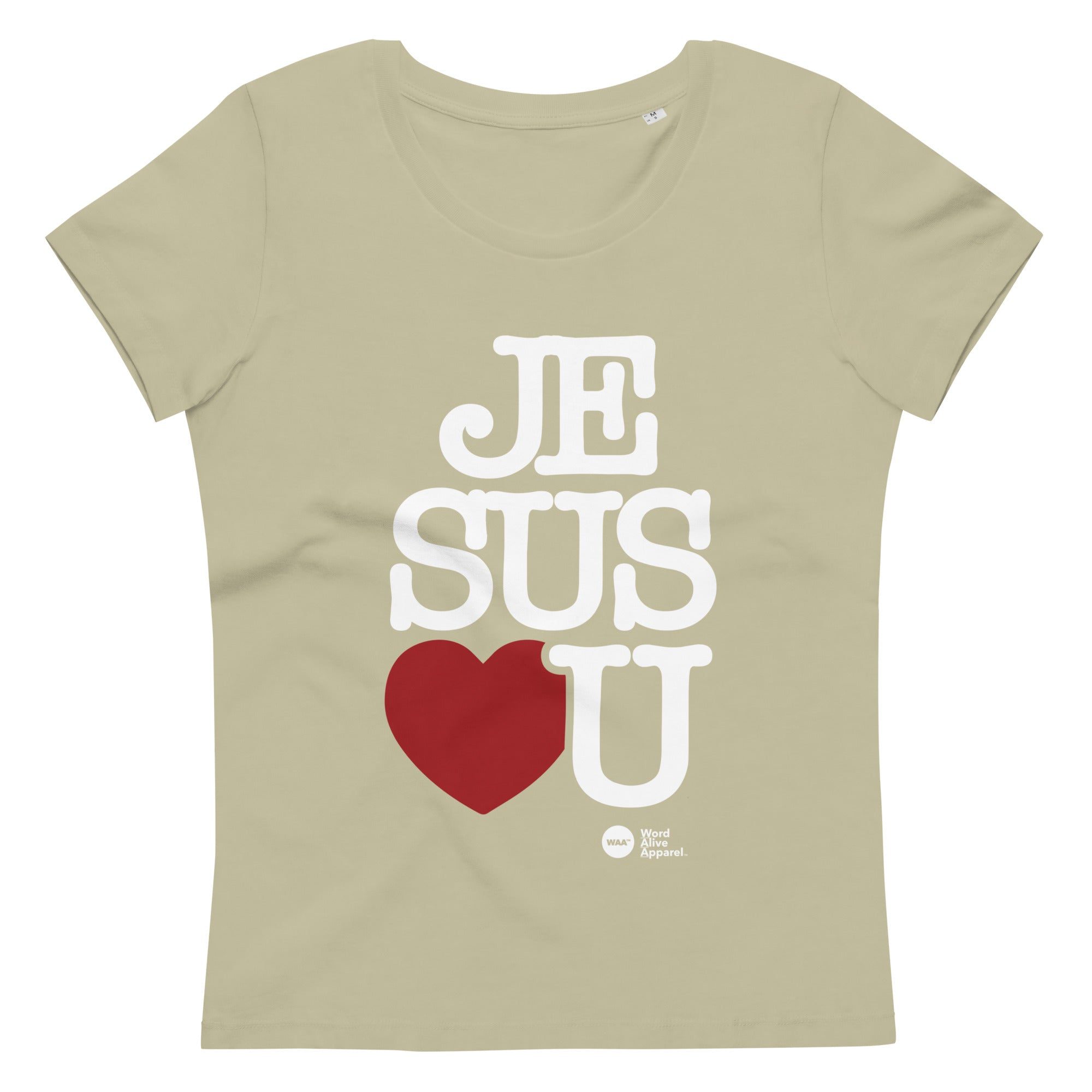 Jesus Love's U Ladies Fitted Tee