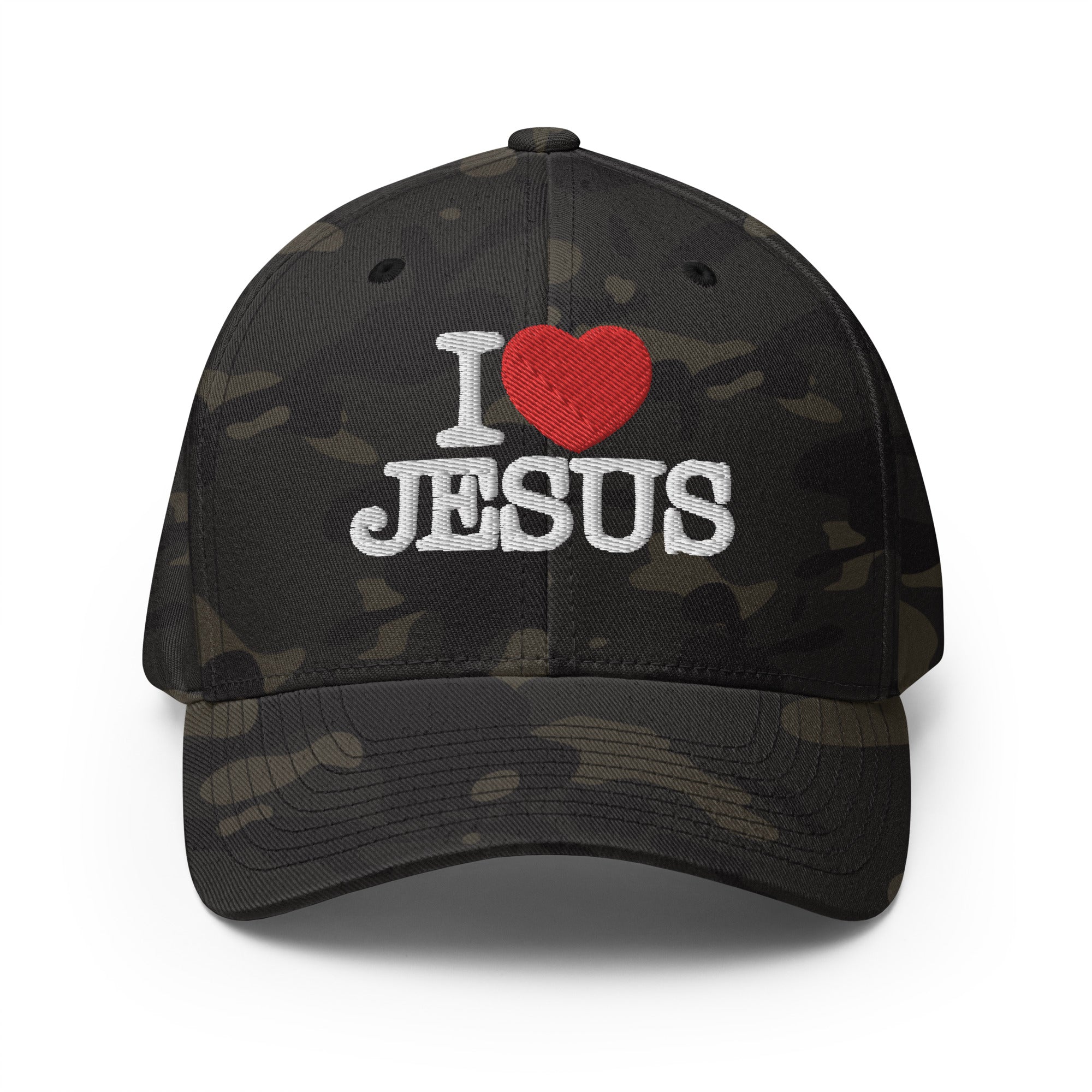 I Love Jesus Structured Twill Baseball Cap
