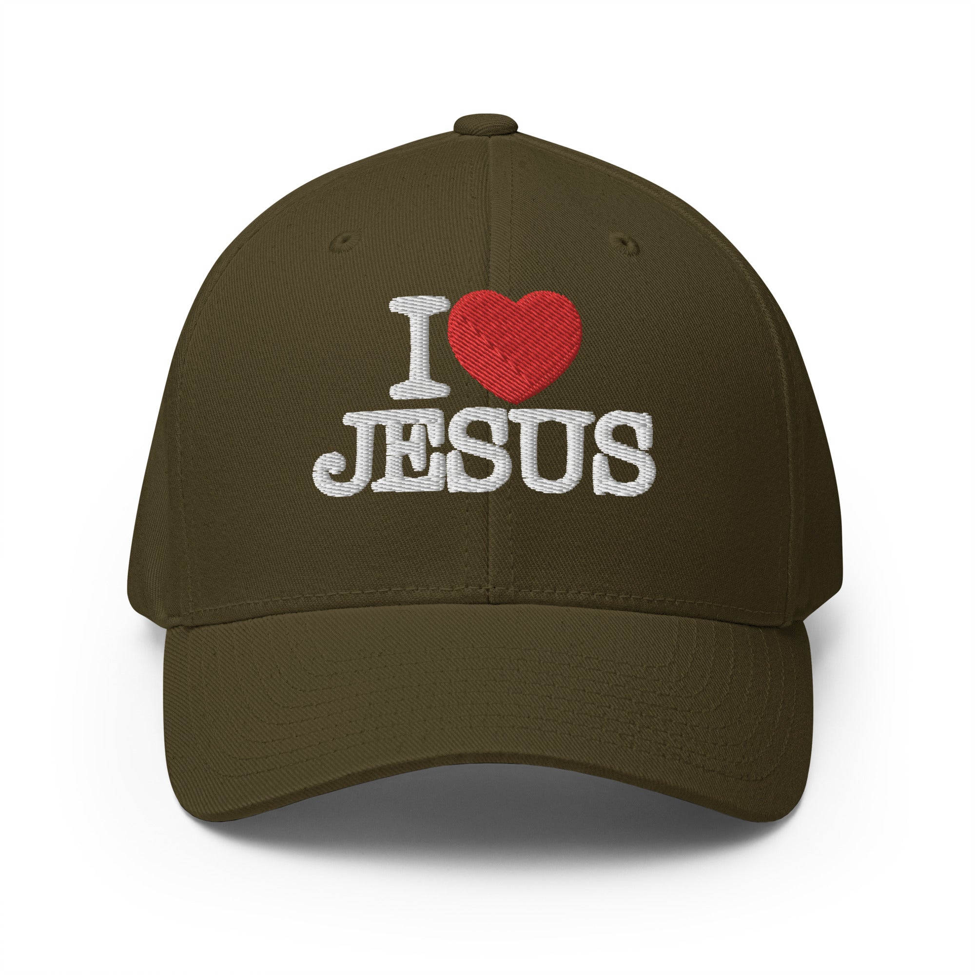 I Love Jesus Structured Twill Baseball Cap
