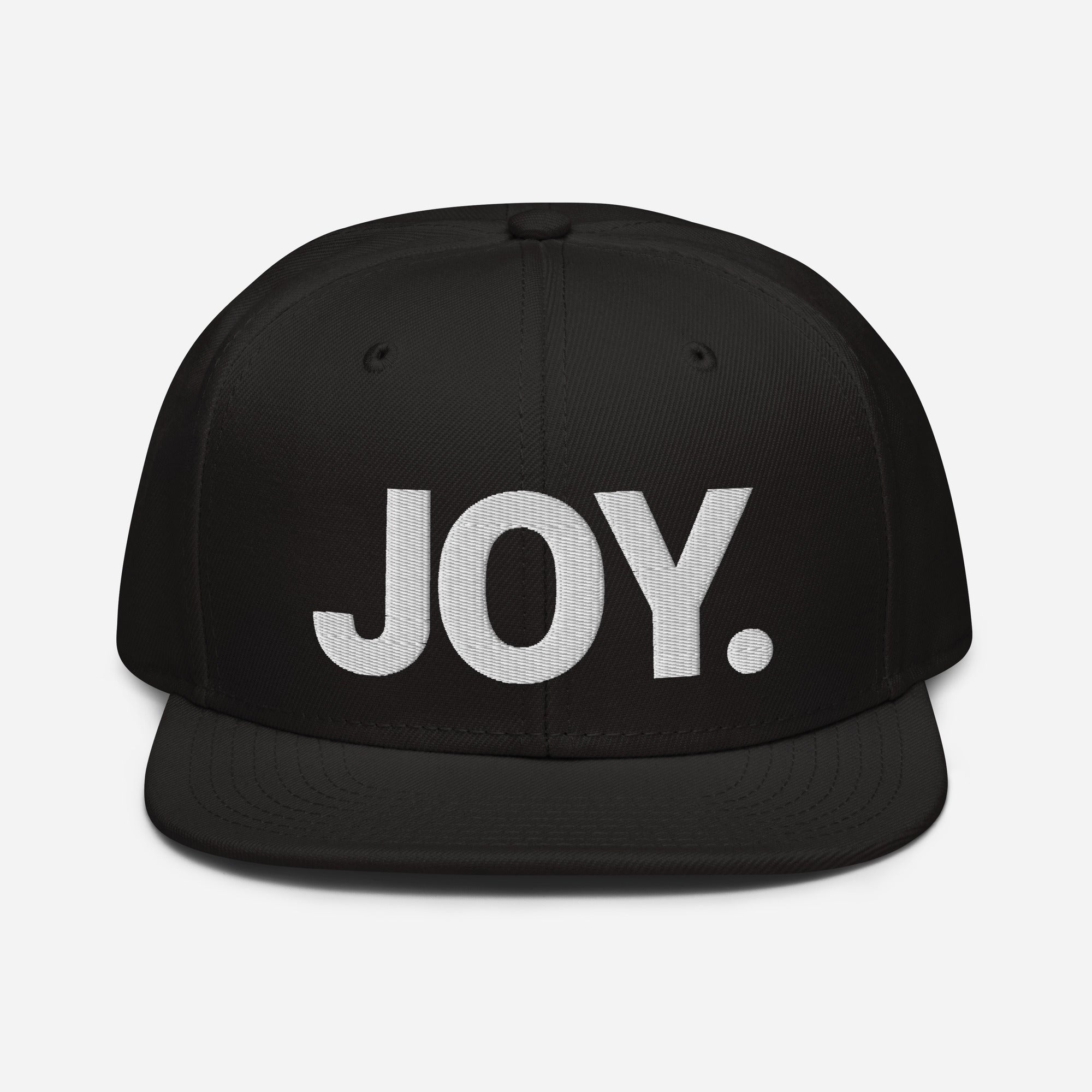 Joy Embroidered Christian Snapback Cap