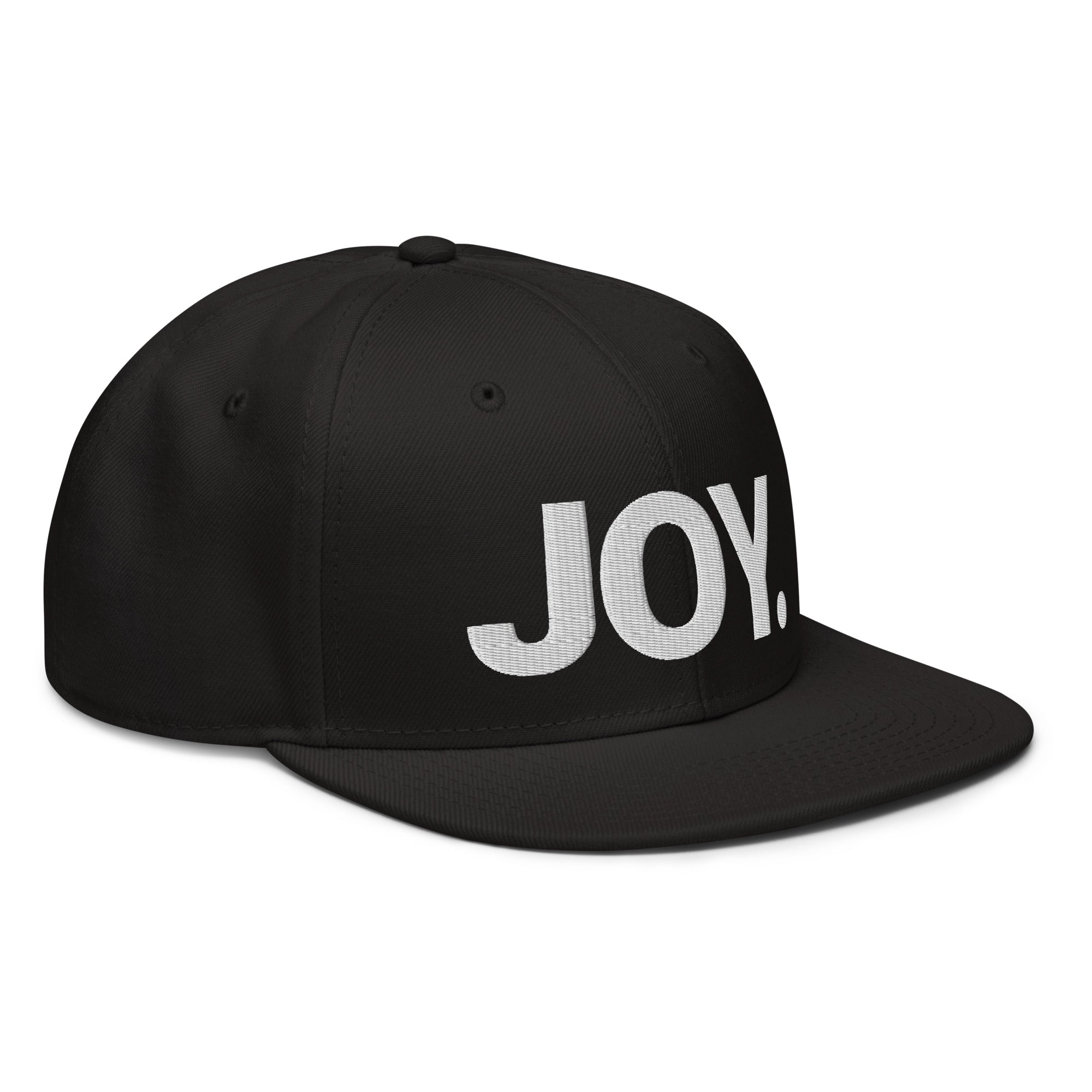 Joy Embroidered Christian Snapback Cap