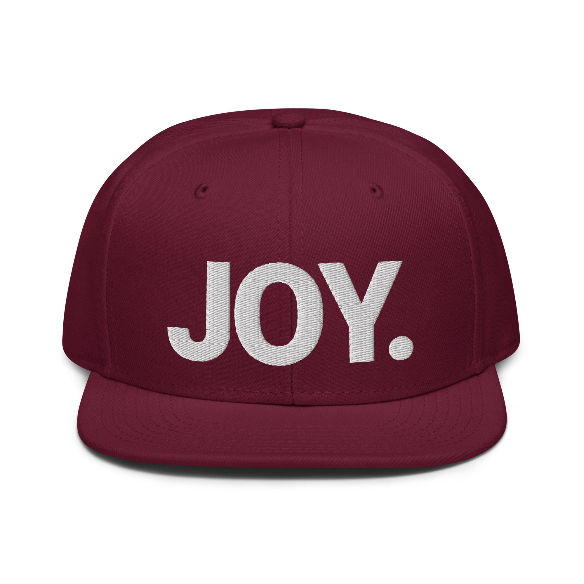 Joy Embroidered Christian Snapback Cap