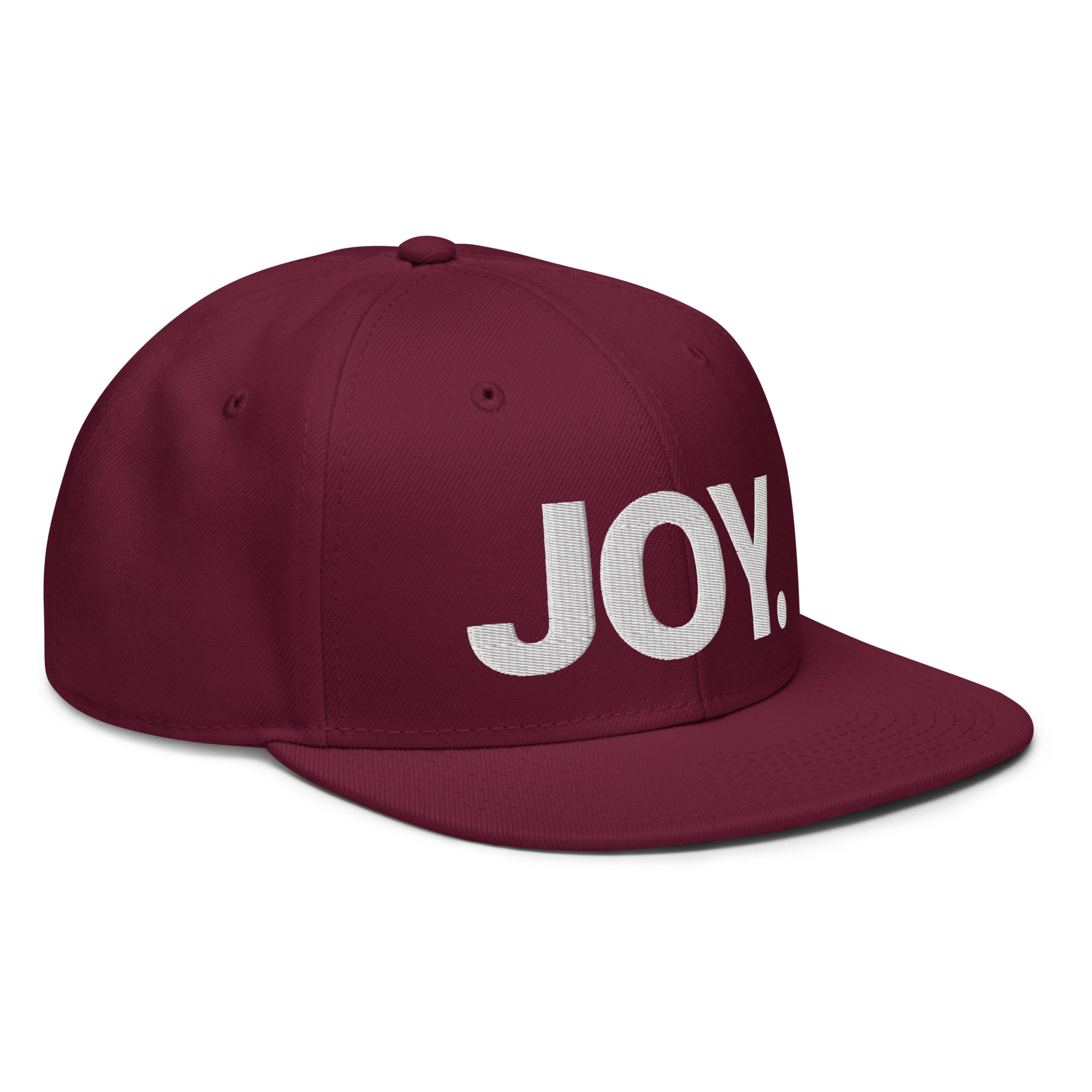 Joy Embroidered Christian Snapback Cap