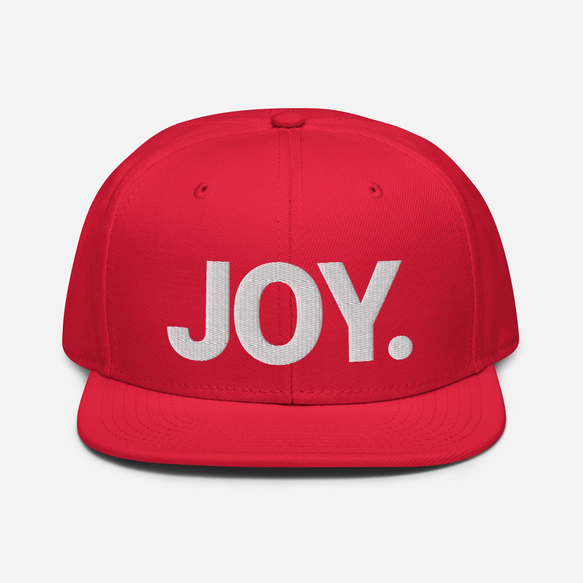 Joy Embroidered Christian Snapback Cap