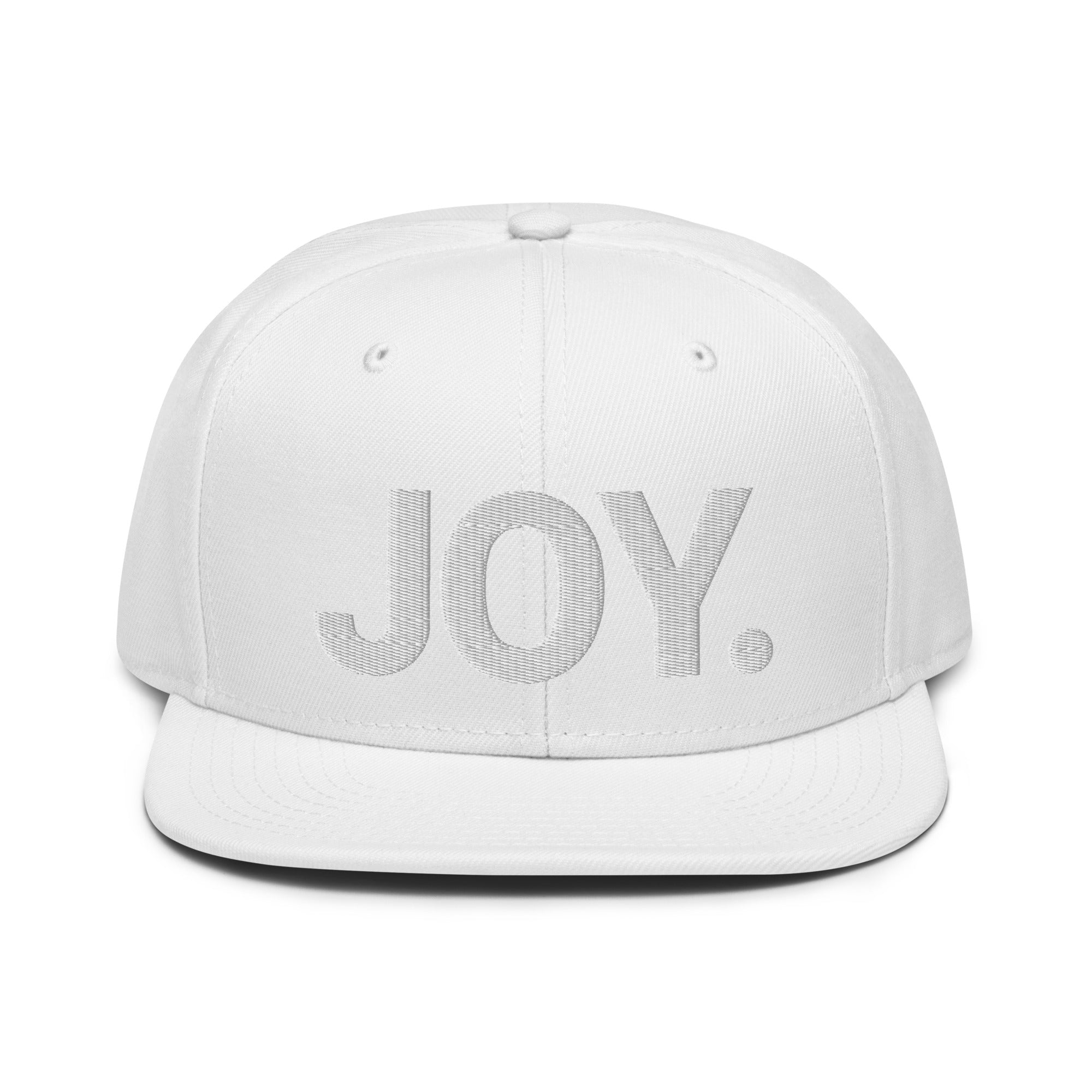 Joy Embroidered Christian Snapback Cap