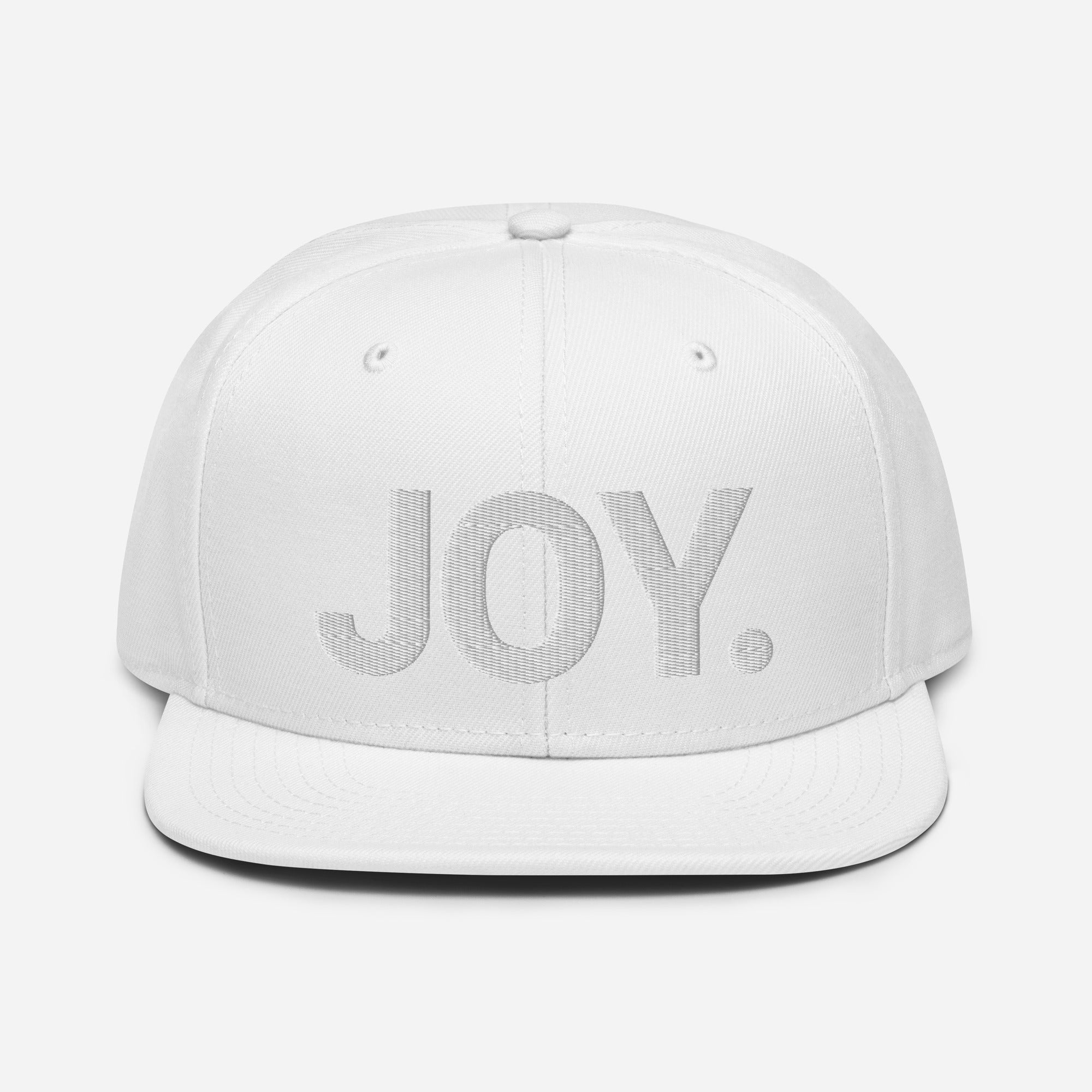 Joy Embroidered Christian Snapback Cap