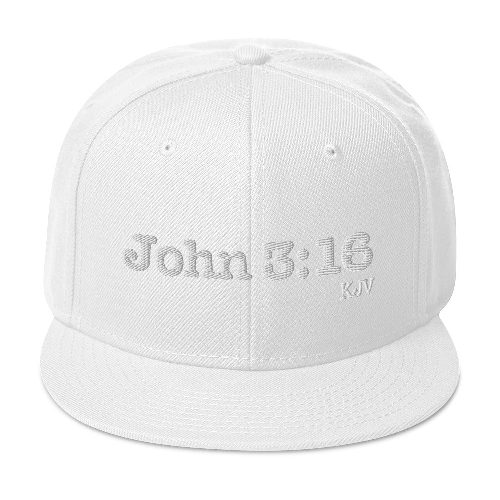 John 3:16 Christian Snapback Hat